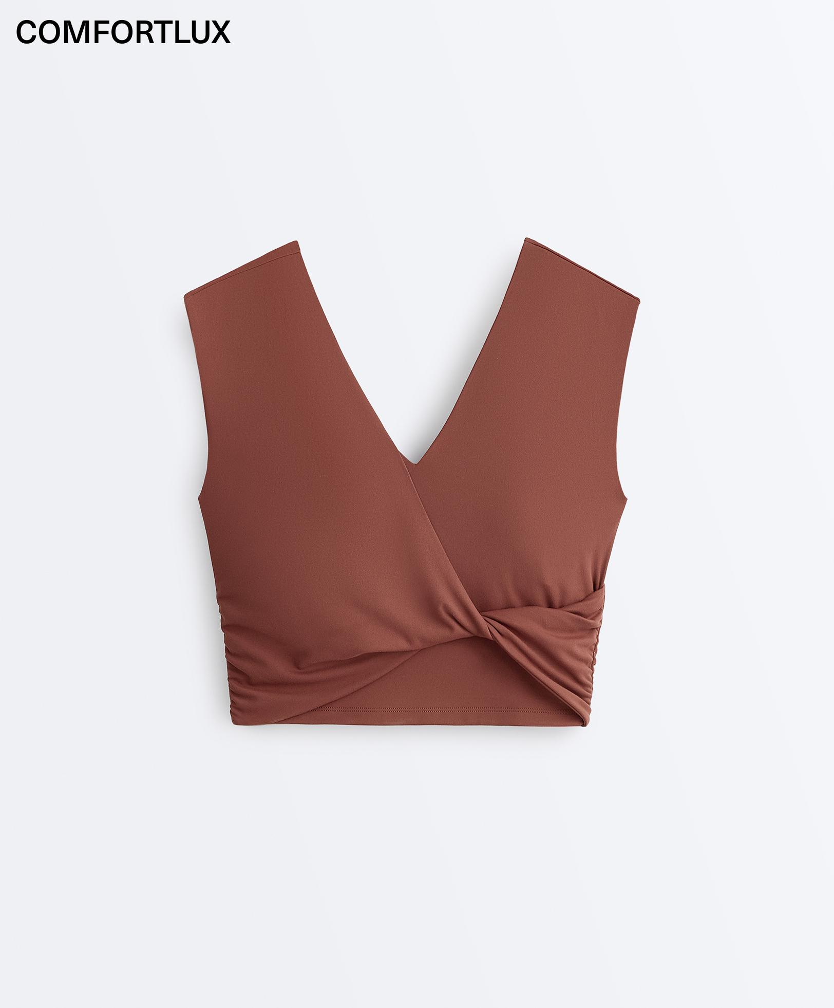 Crossover Comfortlux tank top — MAHOGANY