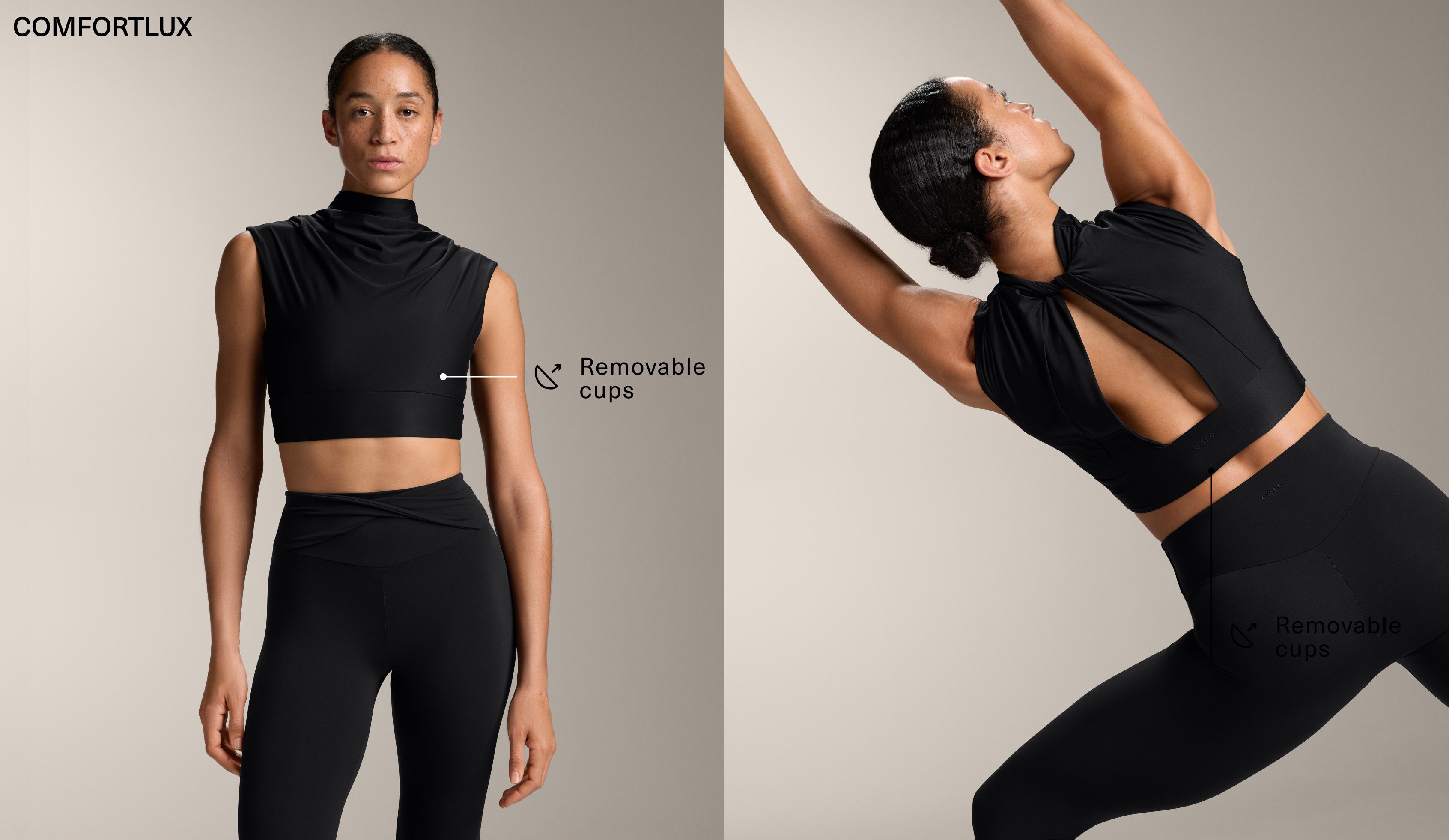 Draped neck Comfortlux tank top Draped neck Comfortlux tank top