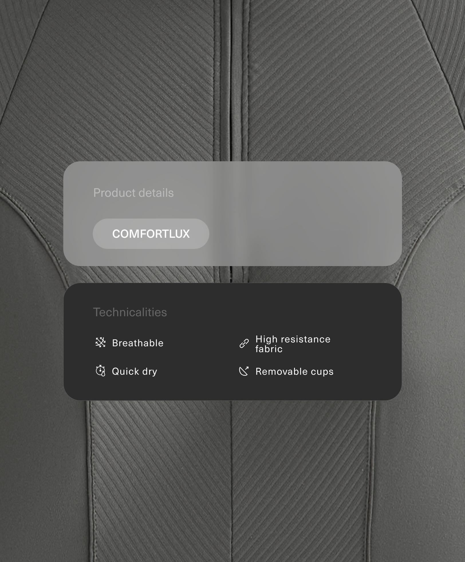 Tank top Comfortlux à manches longues rib latéral