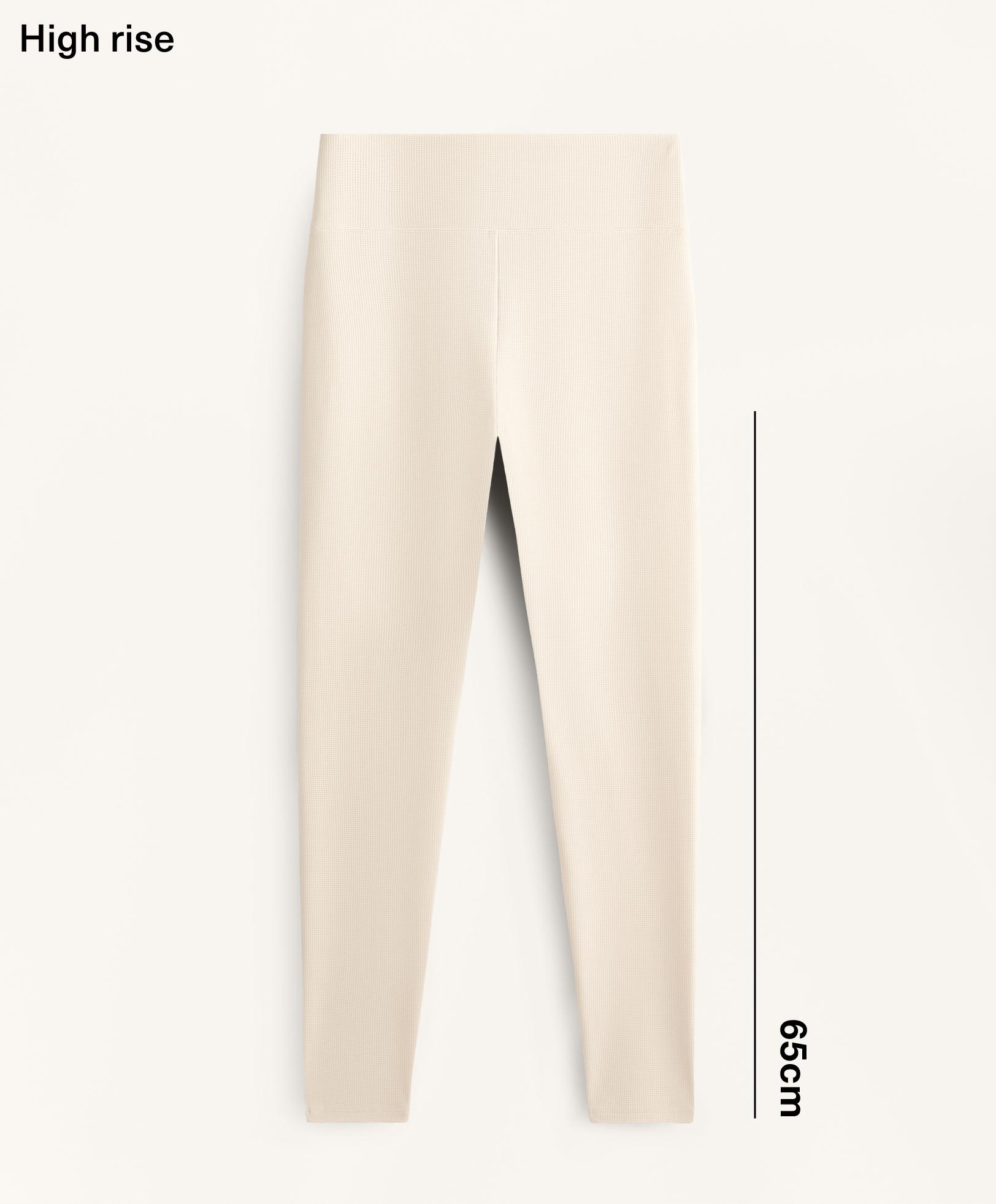 High-rise Waffle 65cm leggings