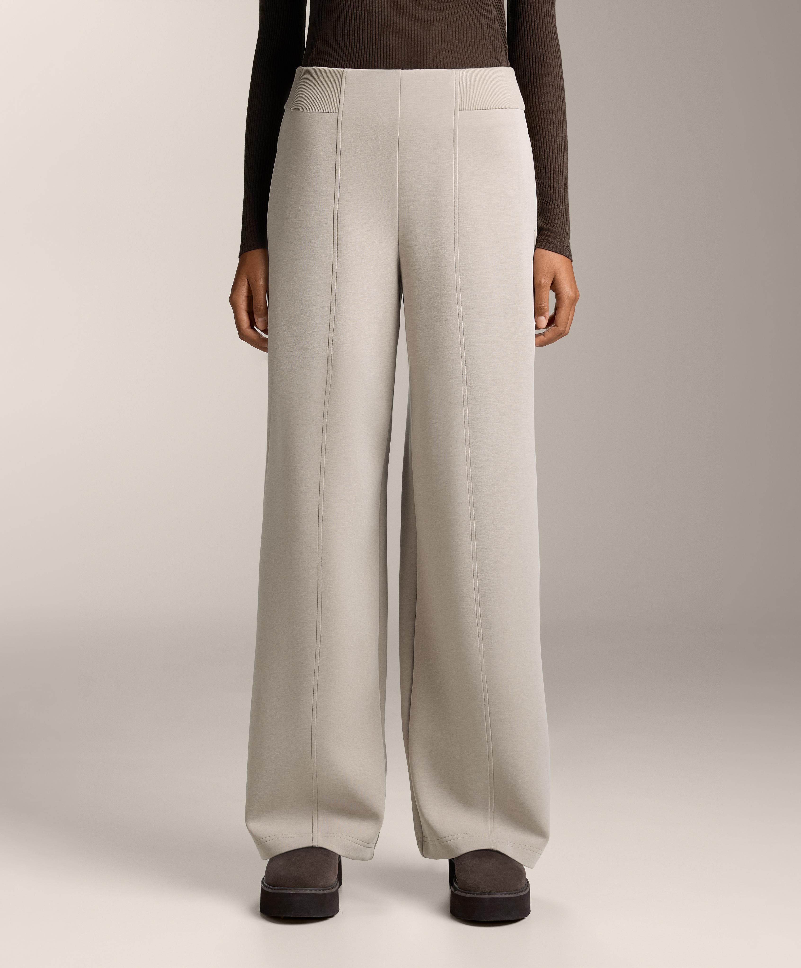 Pantalón super high rise rib lateral con modal brushed Pantalón super high rise rib lateral con modal brushed