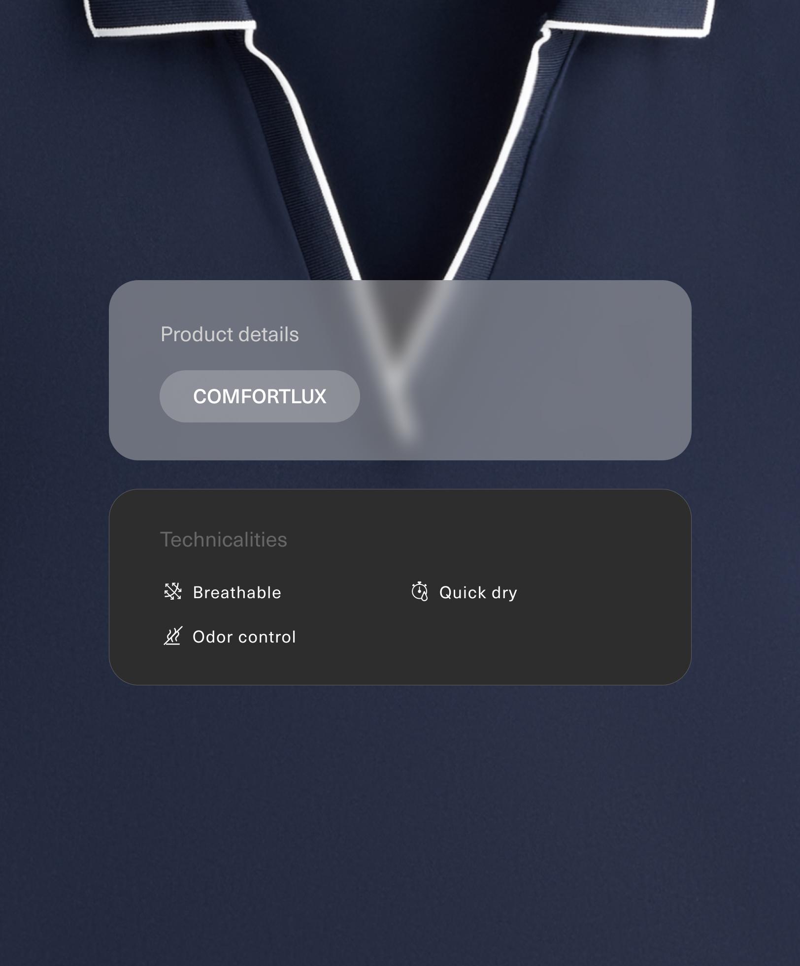 بولو Comfortlux أنبوبي بأكمام قصيرة