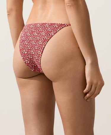 Smock tie medium-coverage bikini briefs — BRIGHT RED 3