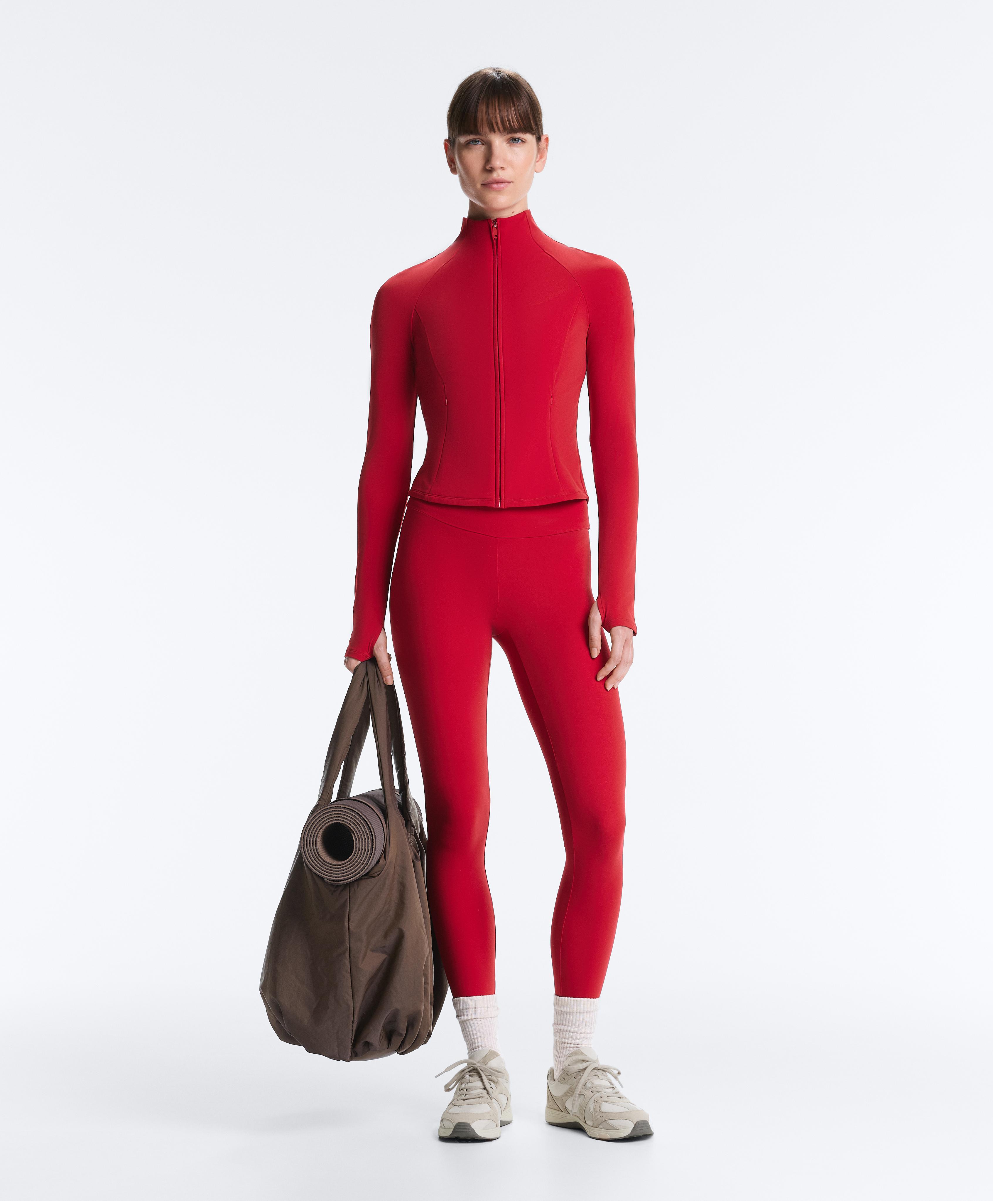 Light warm technical jacket — BRIGHT RED