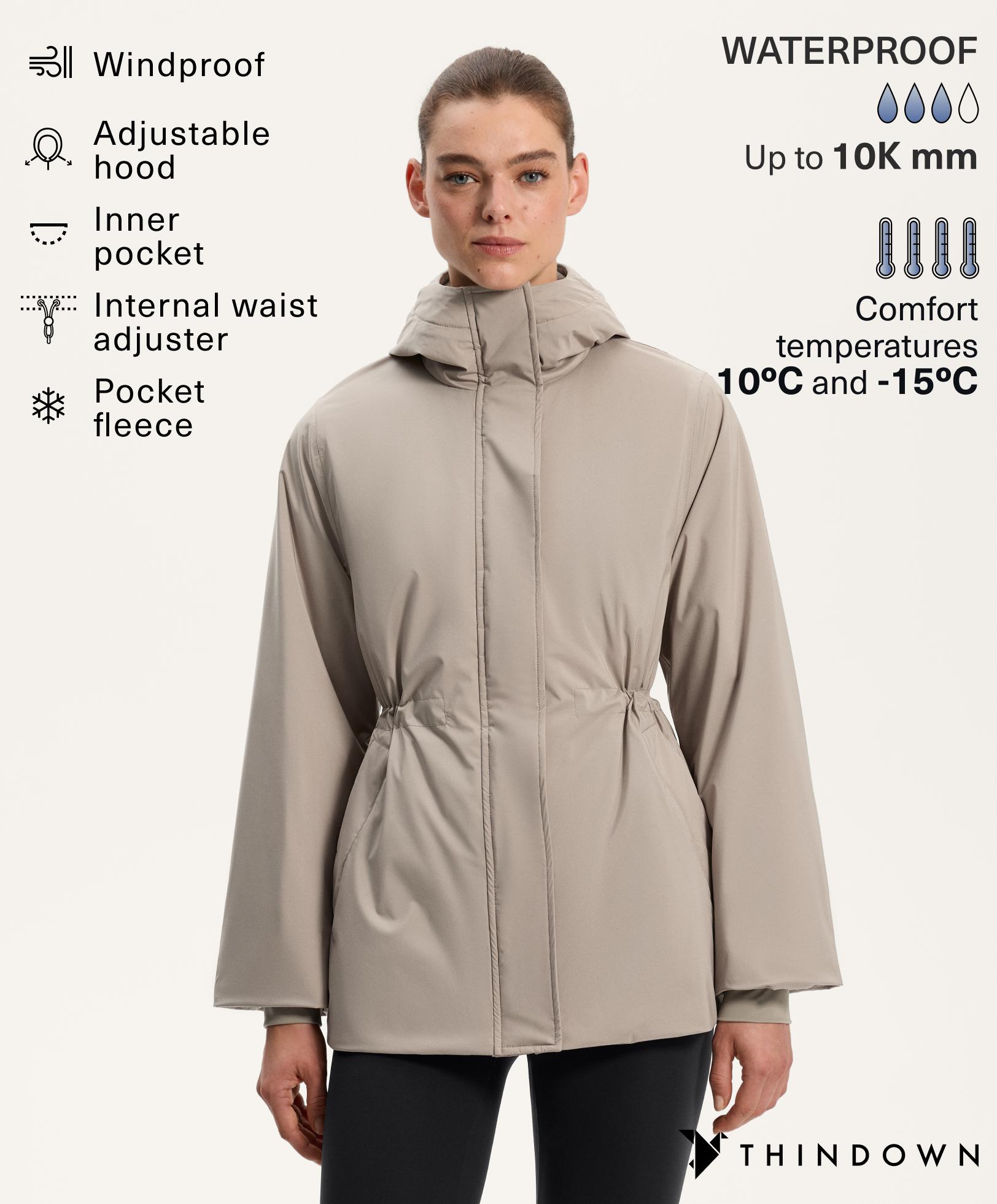 Chaqueta ligera acolchada impermeable 10k ThindownTM