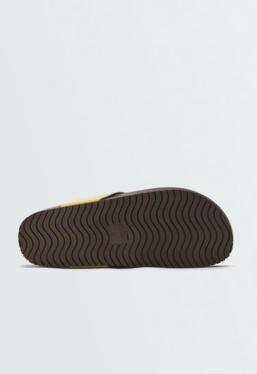 Leather sandals — YELLOW 4