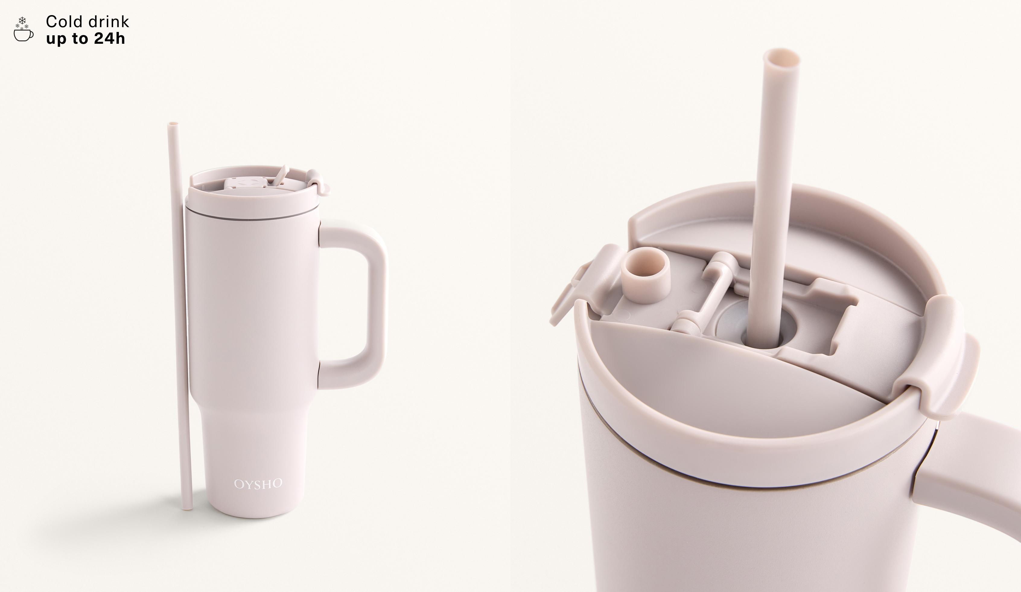 Tumbler bottle with handle