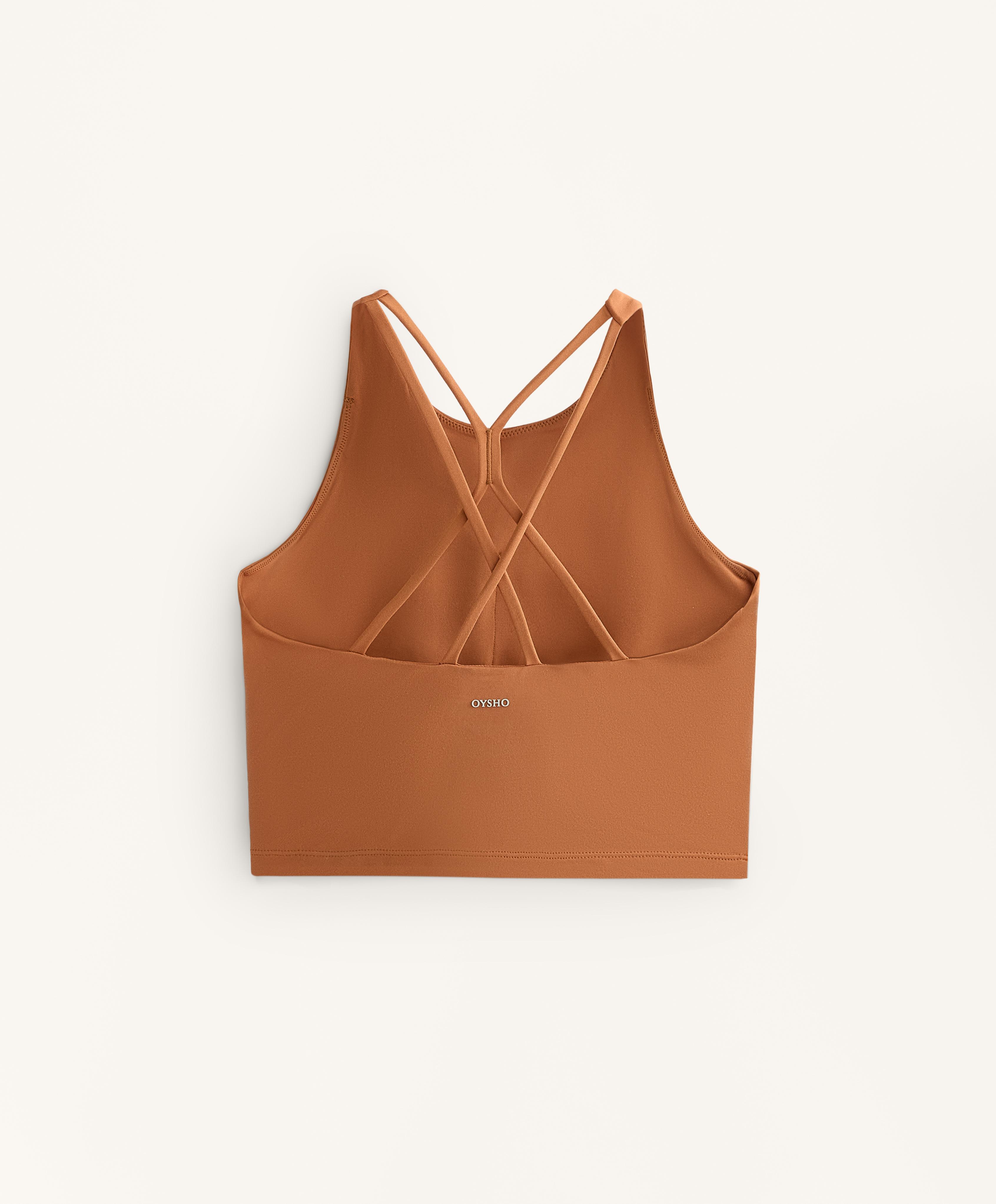 Comfortlux strap tank top with cups