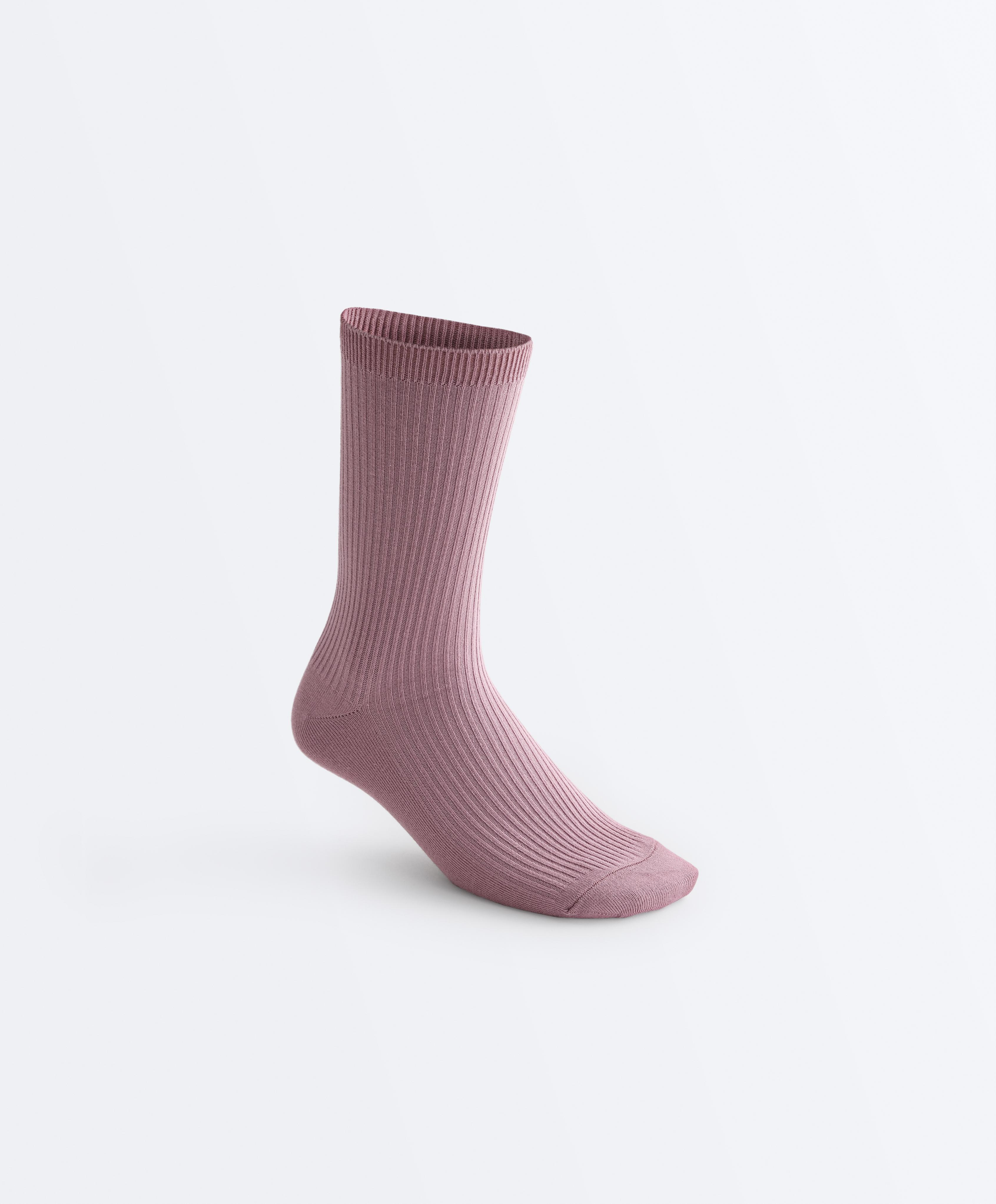 5 pairs of cotton blend classic socks — VINTAGE PINK
