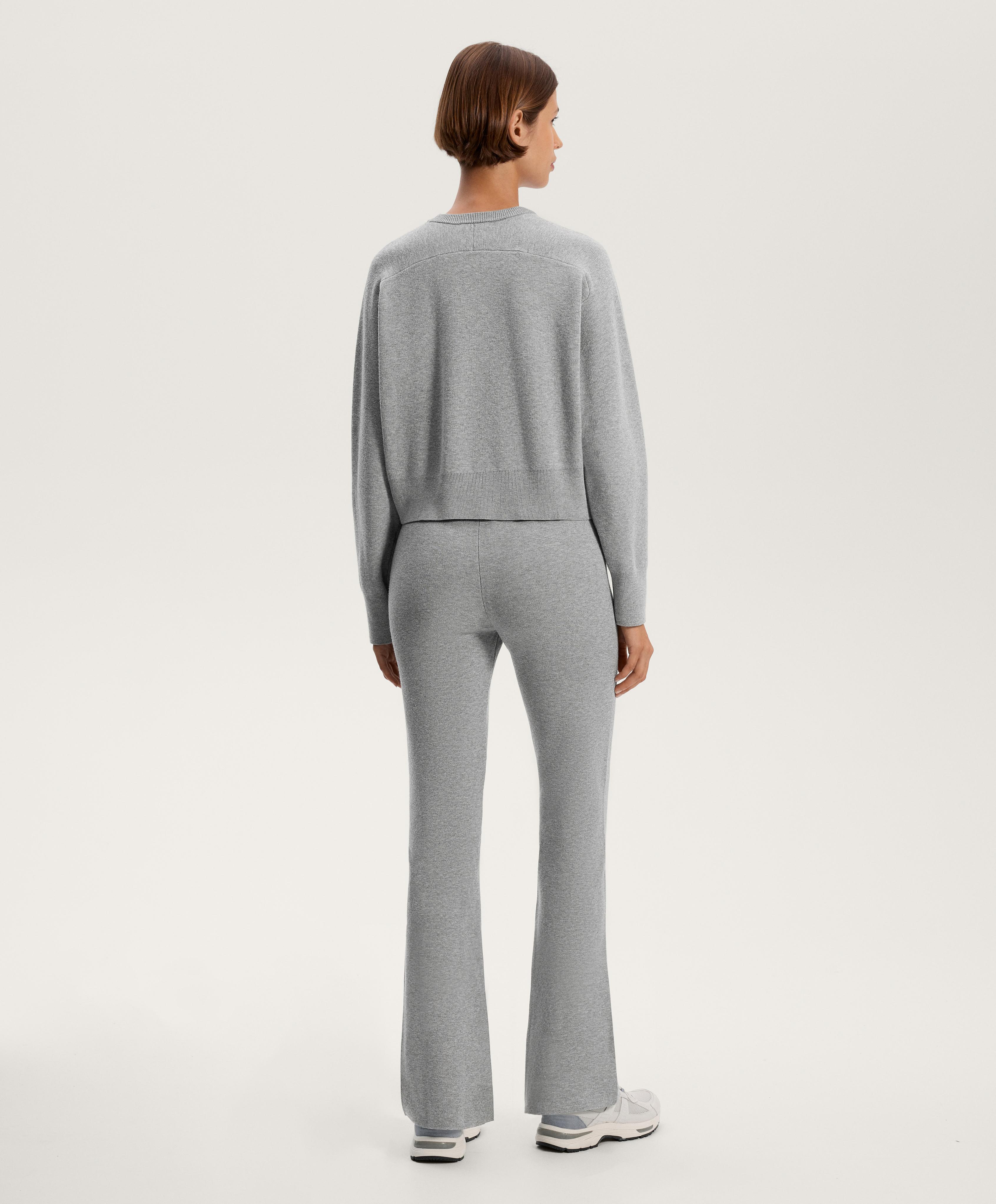 Grey knit flare total look - Sale