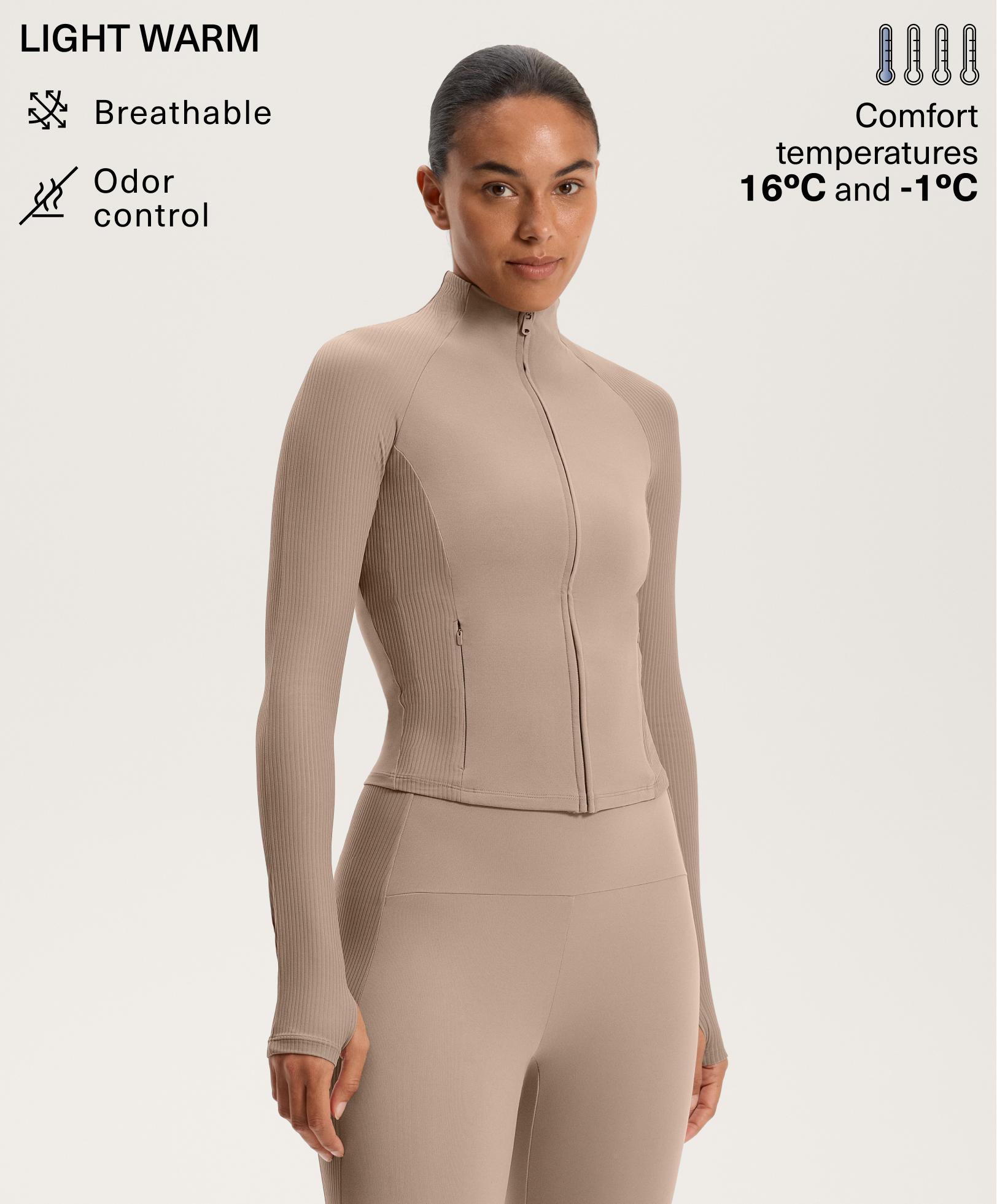 Rib technical jacket