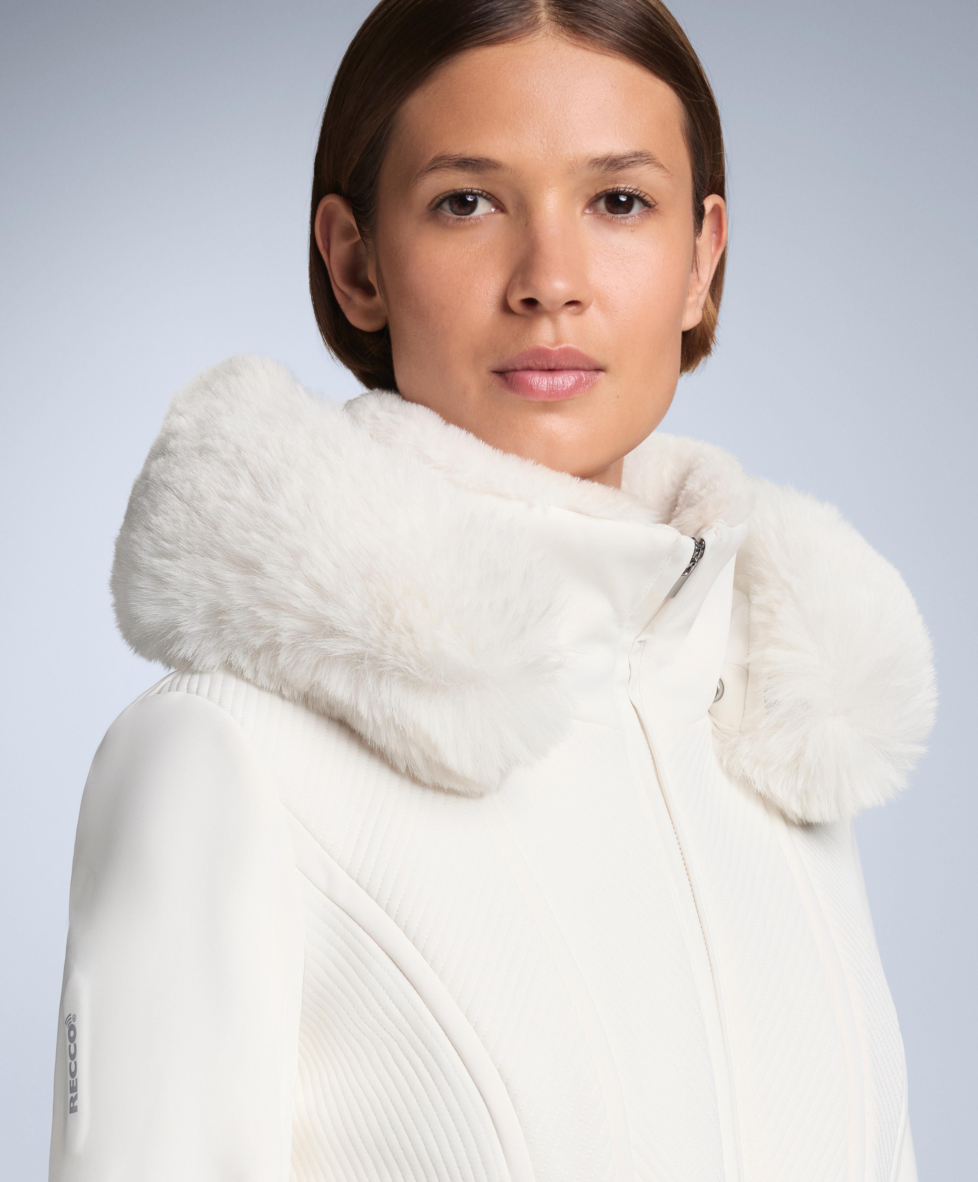 Primaloft® SKI water-resistant super-fitted jacket — WHITE 