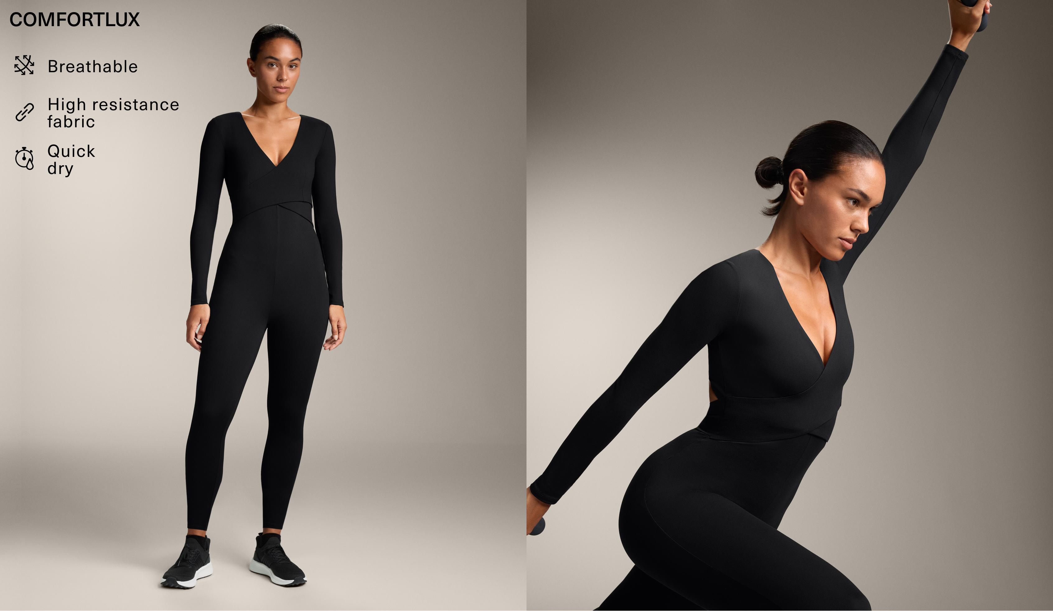 Comfortlux crossover long jumpsuit