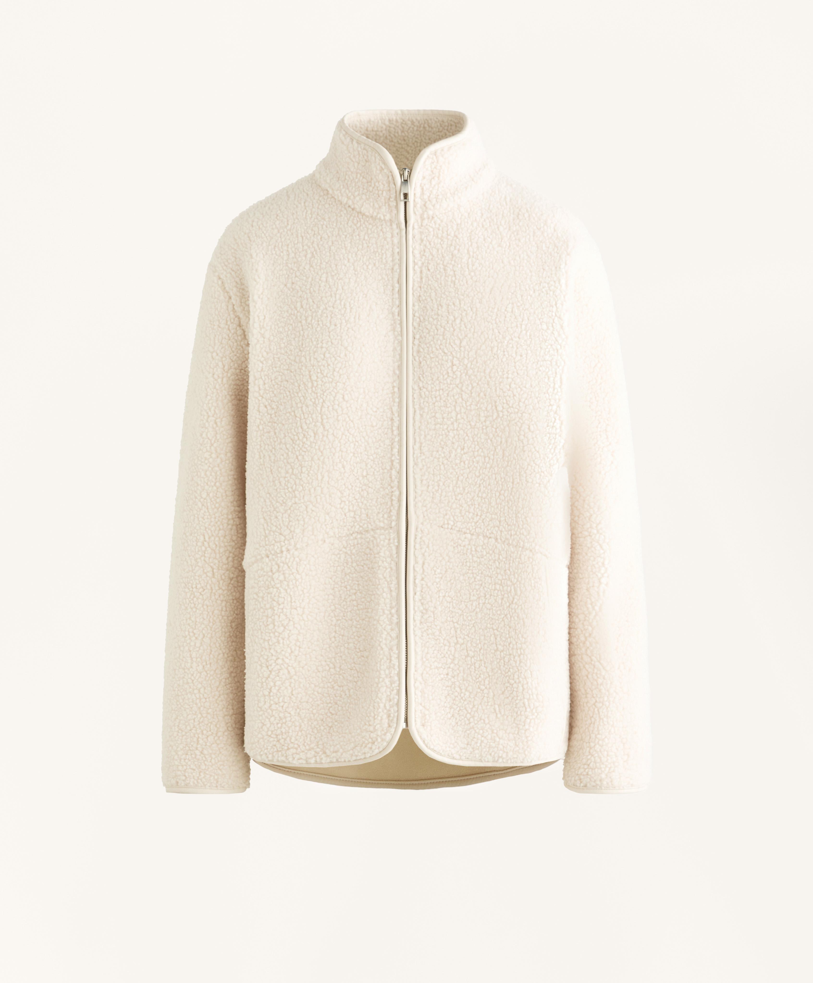 Faux-shearling jacket | OYSHO Polska