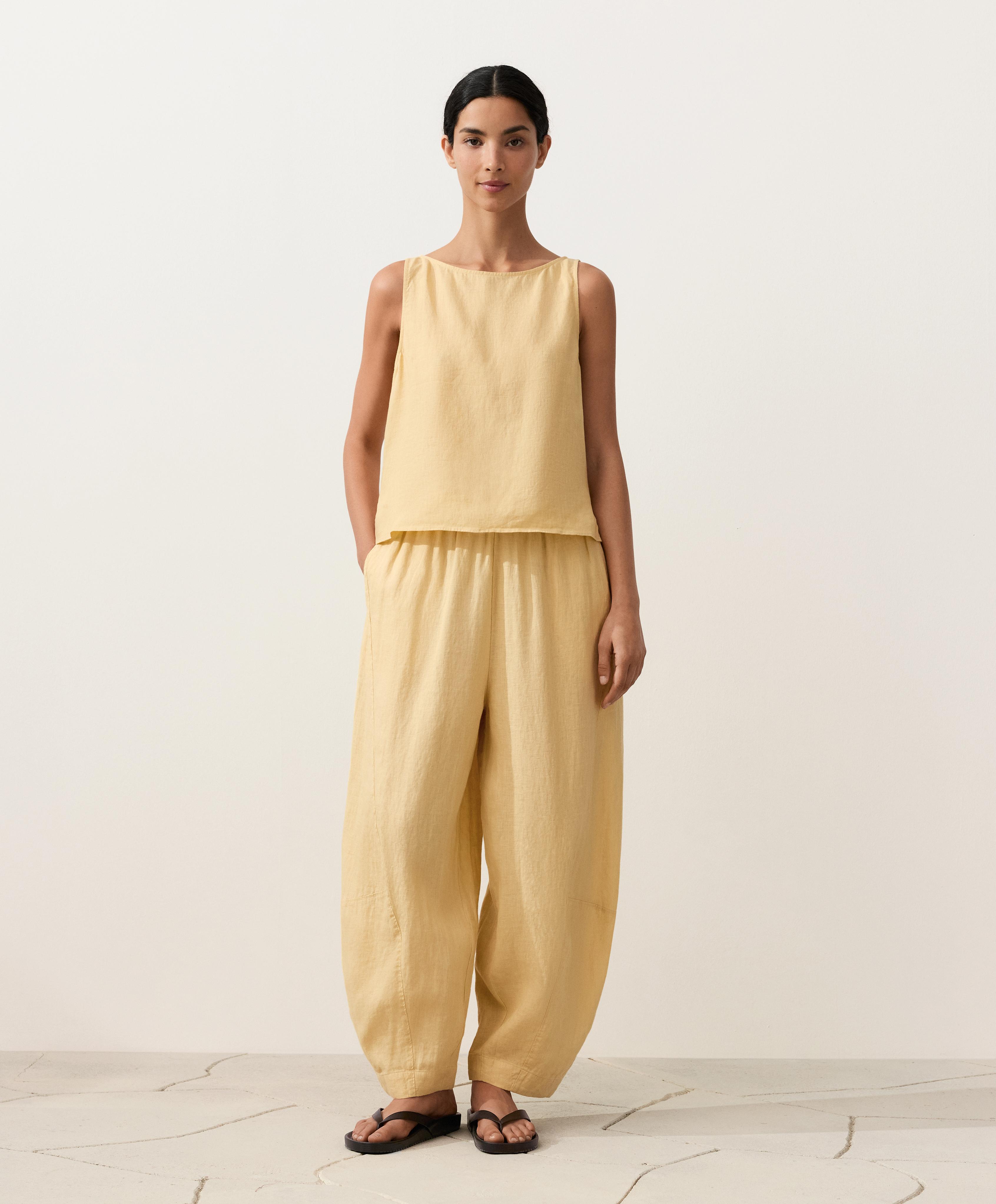 Top carré 100% lin Top carré 100% lin