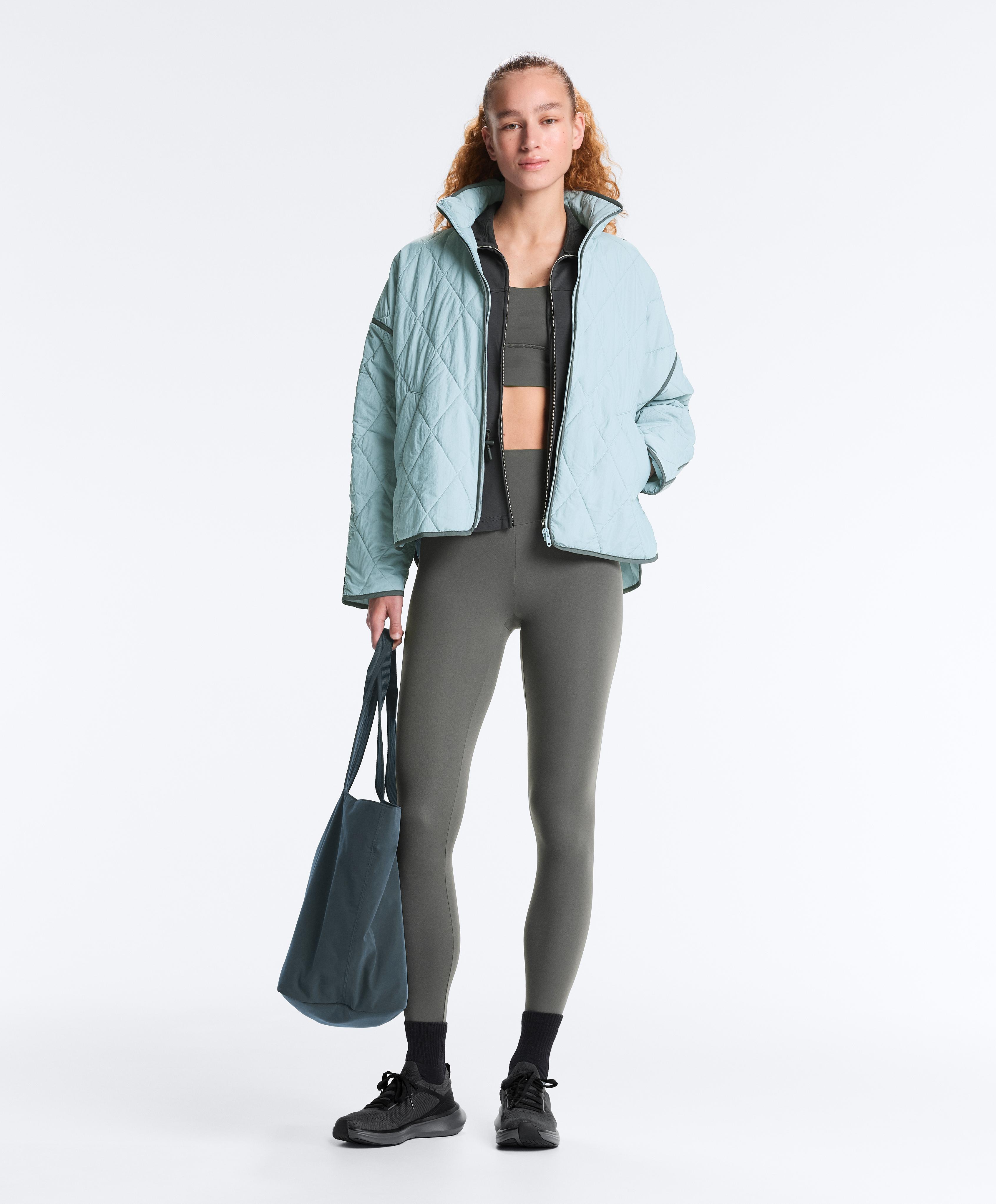 Comfortlux high-waisted ankle-length leggings — DARK ANTHRACITE