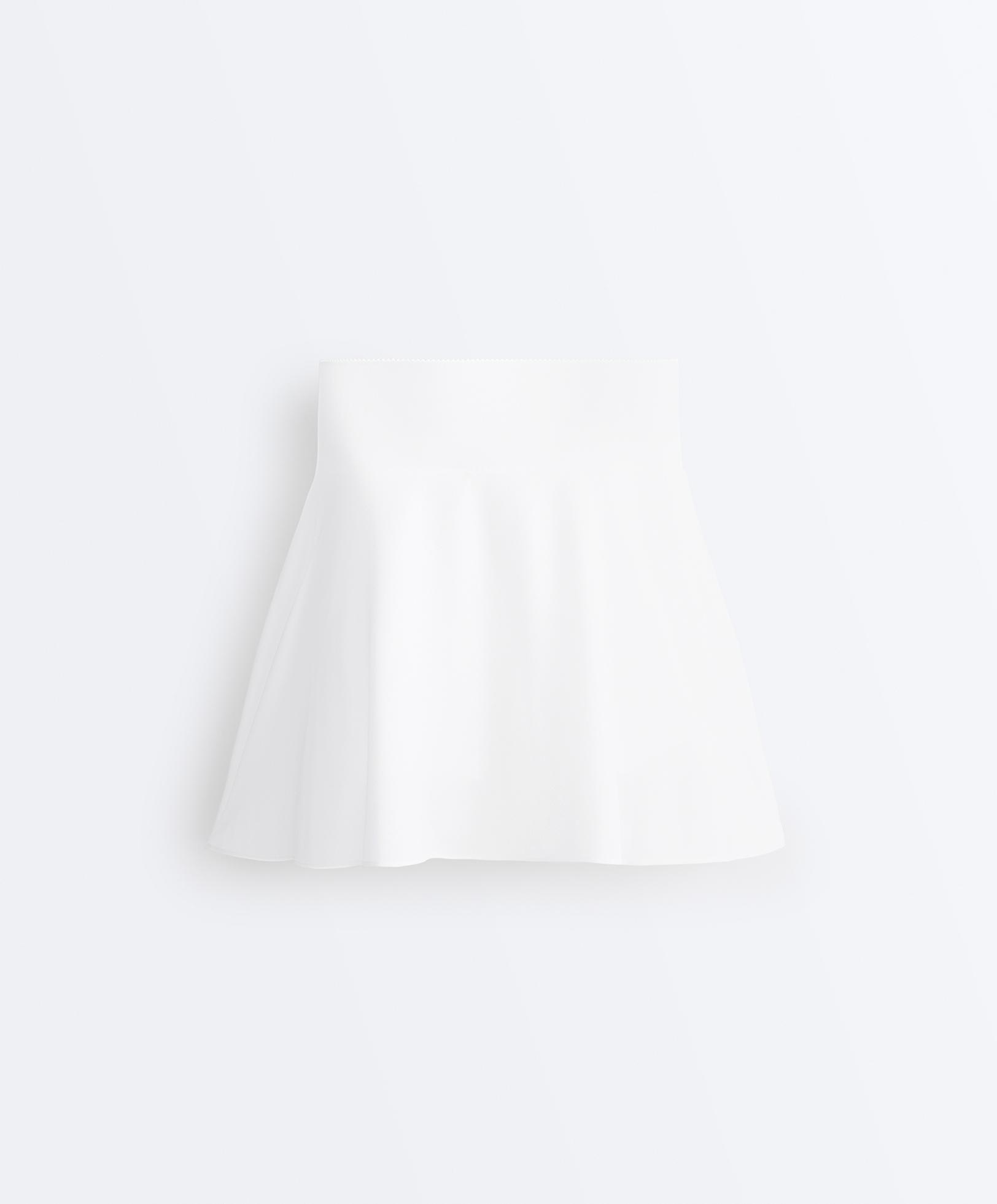 High rise Compressive skirt — WHITE 