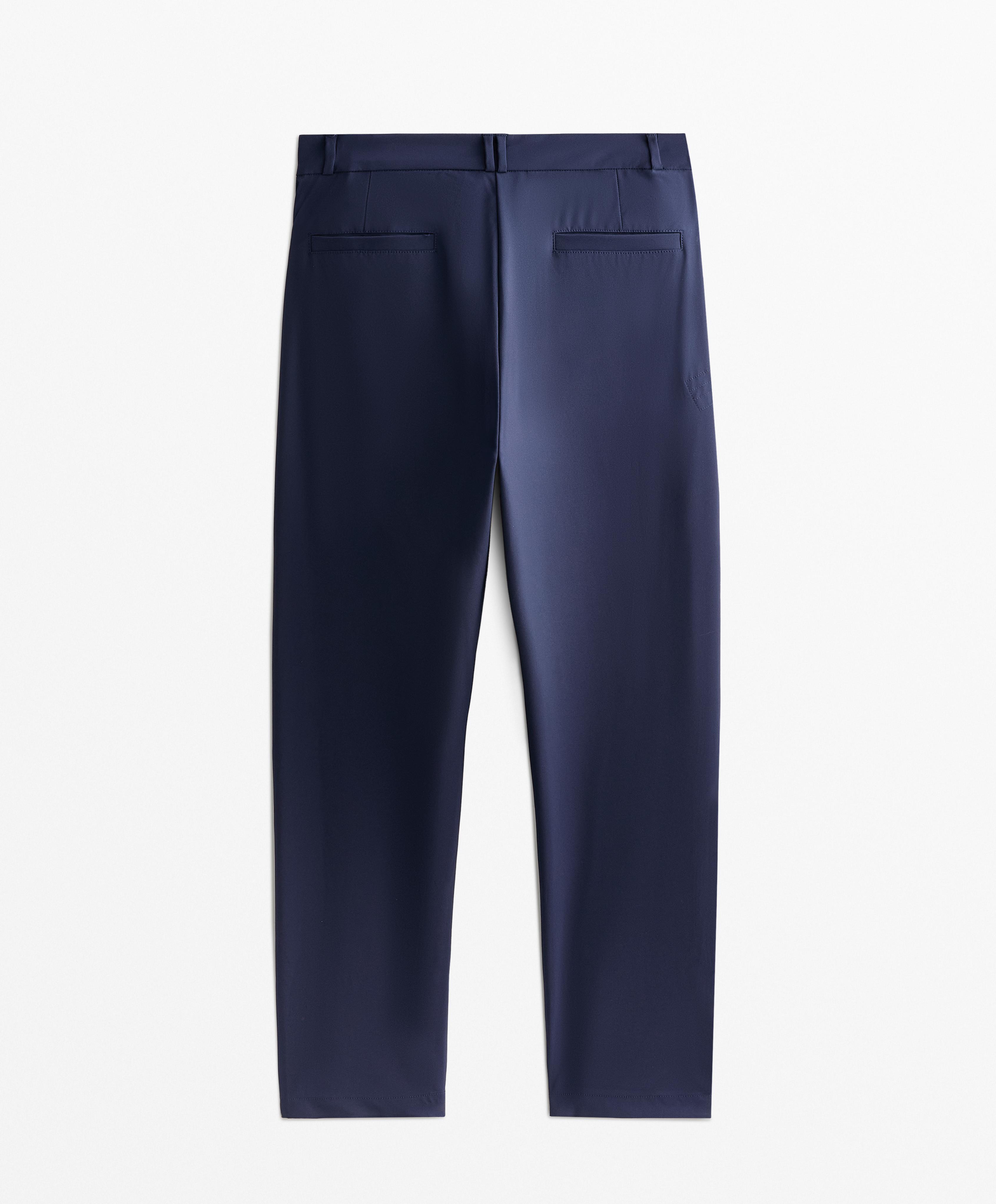 Straight-leg technical trousers