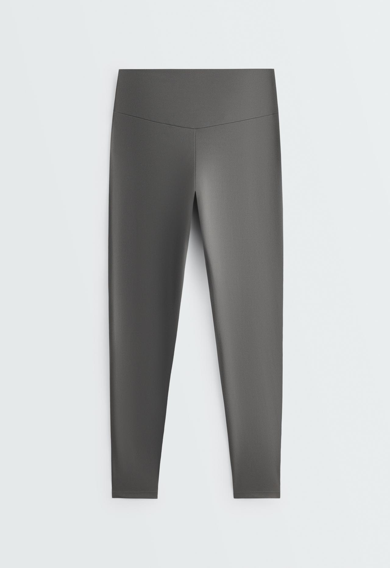 Ankle-length High rise Comfortlux leggings — ASPHALT GREY