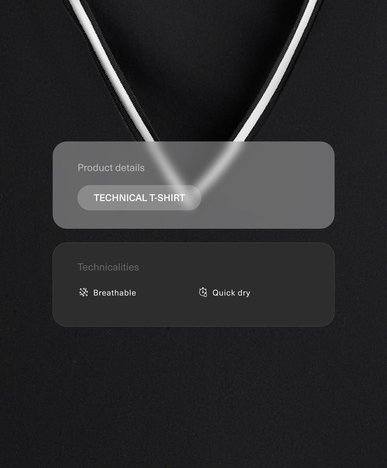 Sleeveless V-neck T-shirt