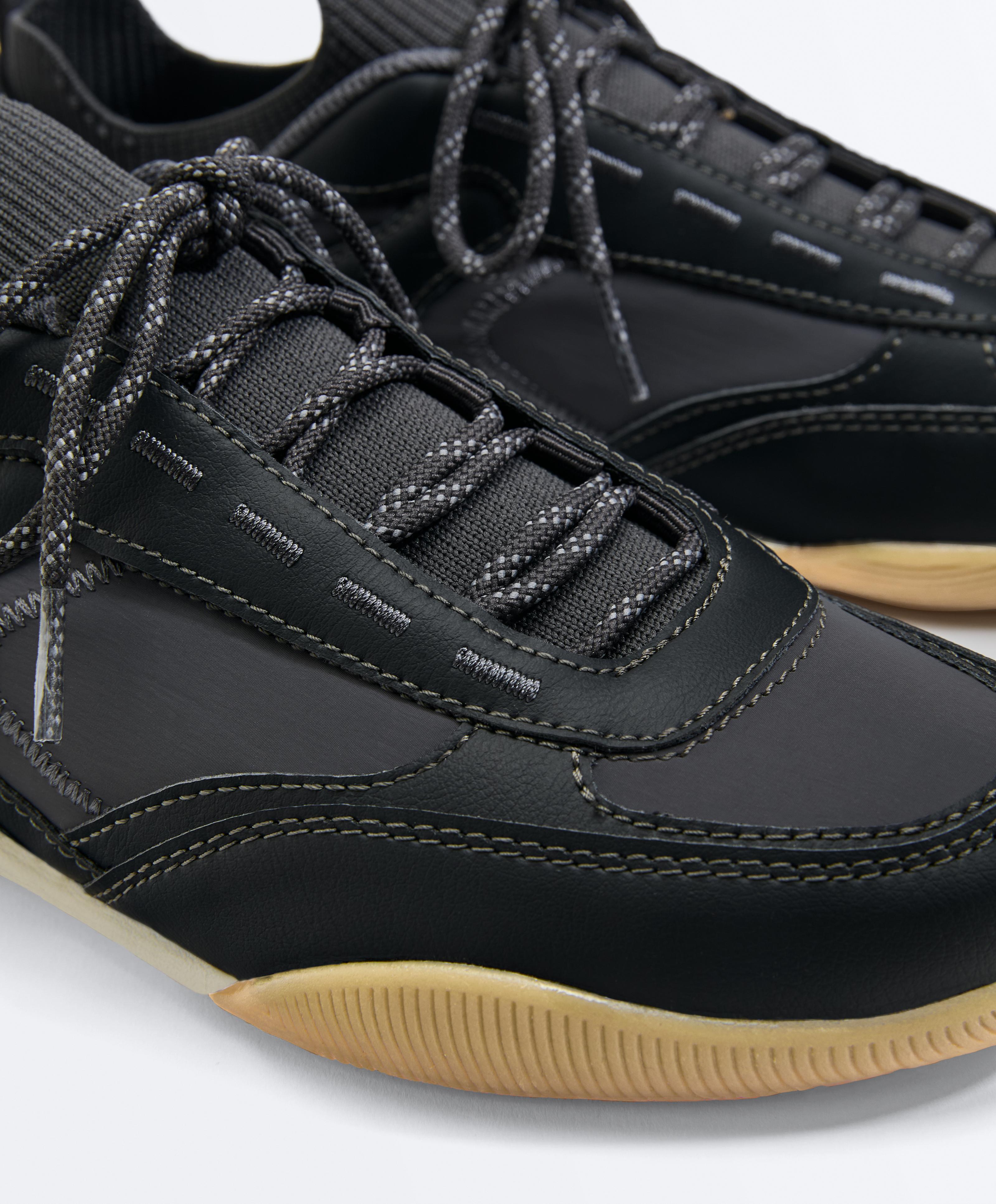 Sock-style trainers — BLACK