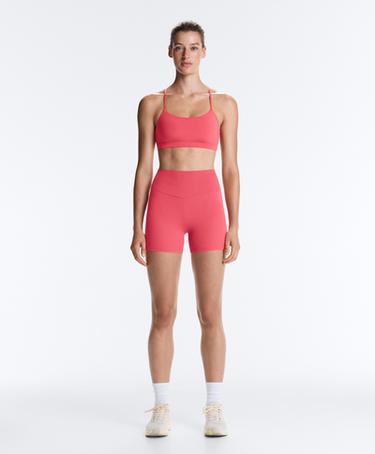 Hot pants high rise Comfortlux 10 cm — WASHED RED 3