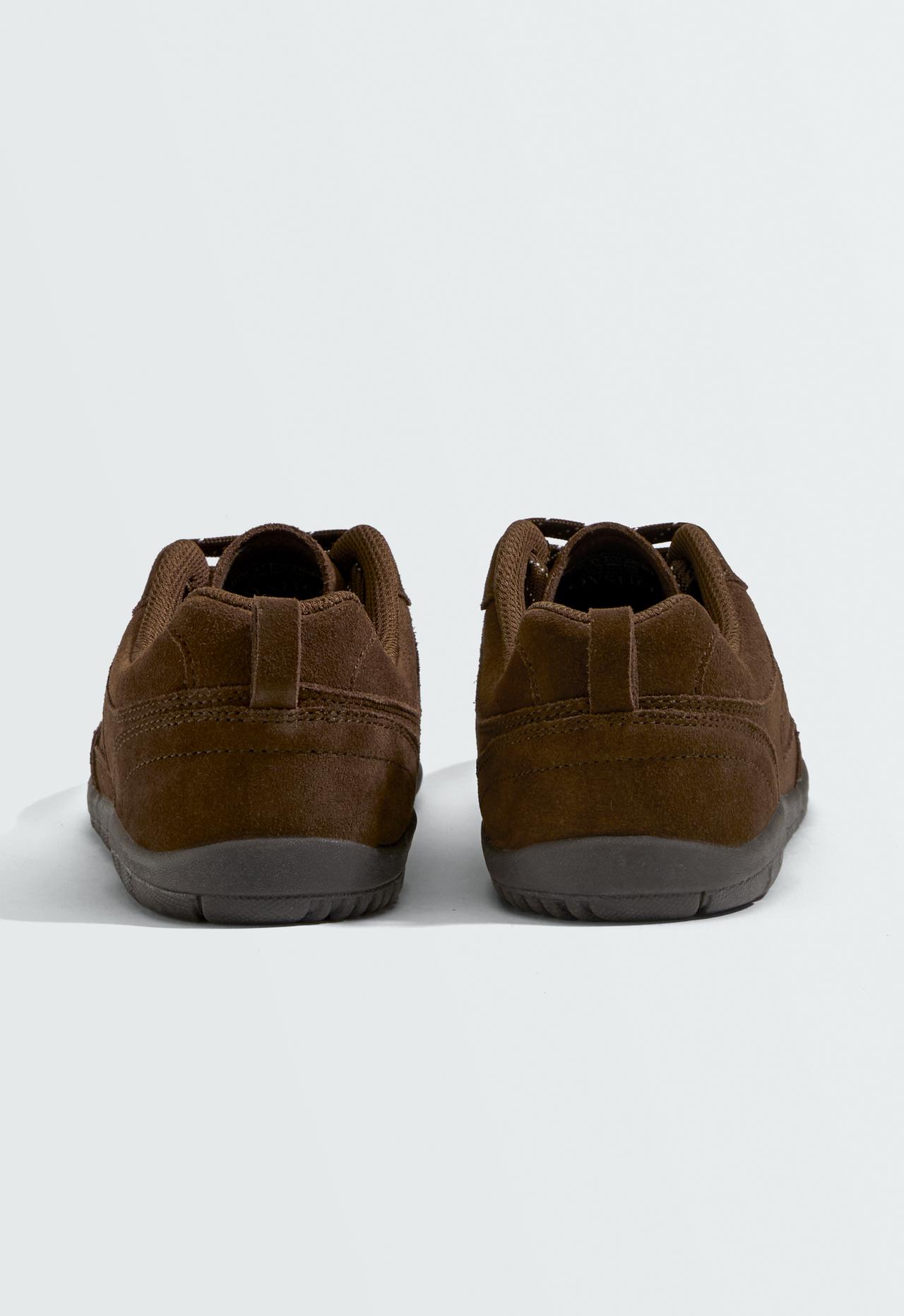 Multi-activity suede barefoot trainers — BROWN