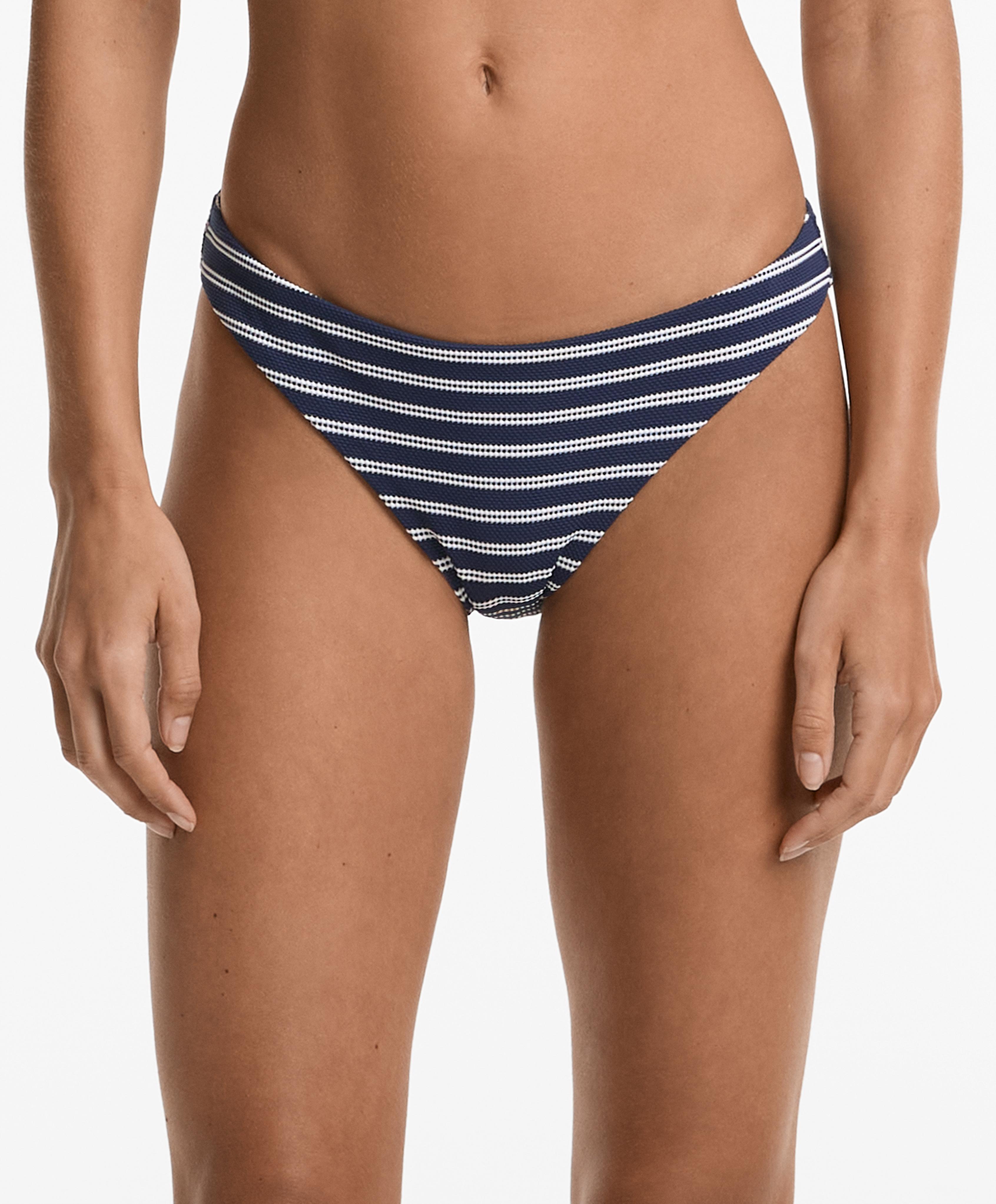 Striped classic bikini briefs