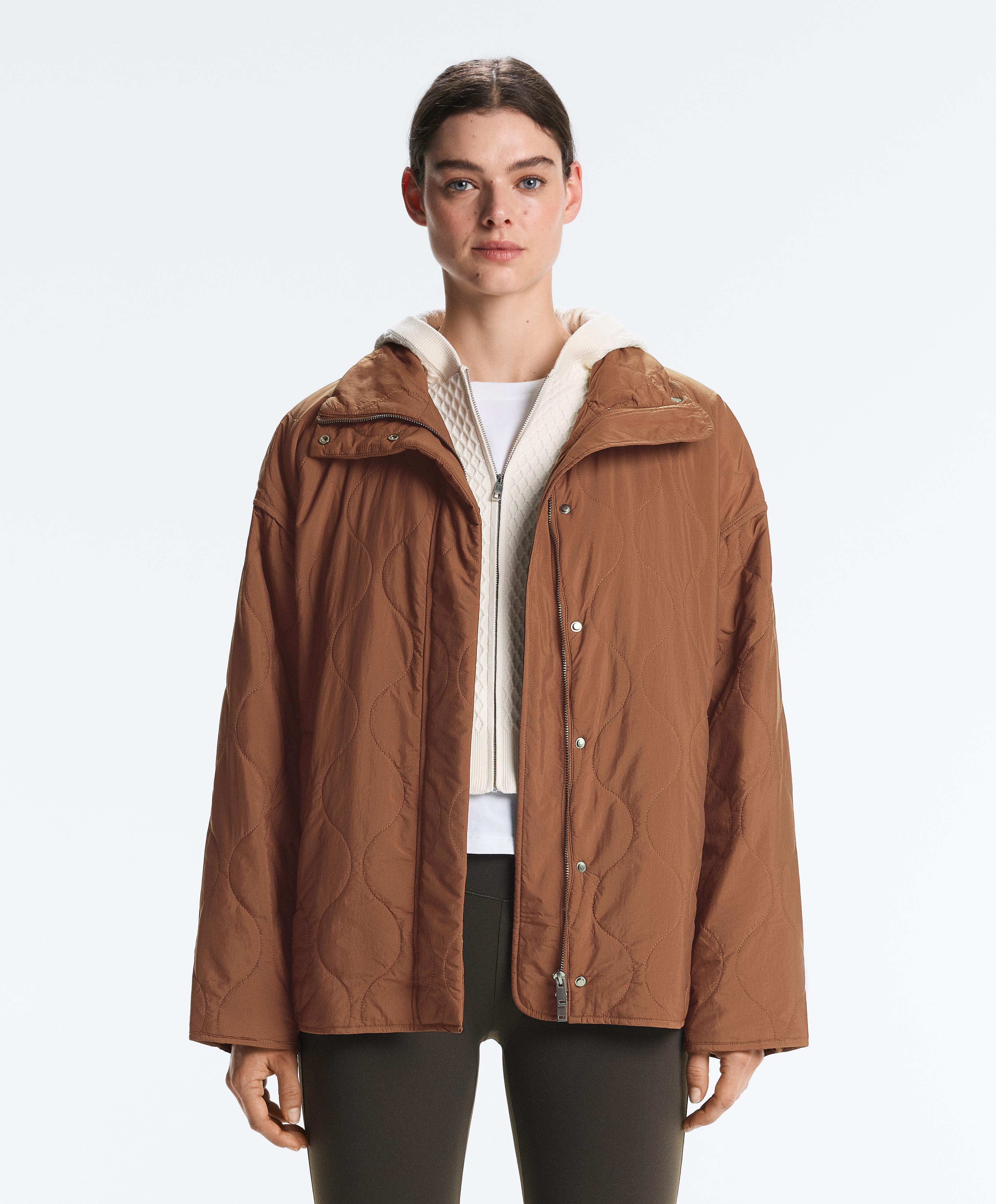 Water-repellent FELLEX® AEROGEL padded jacket — DARK BRICK