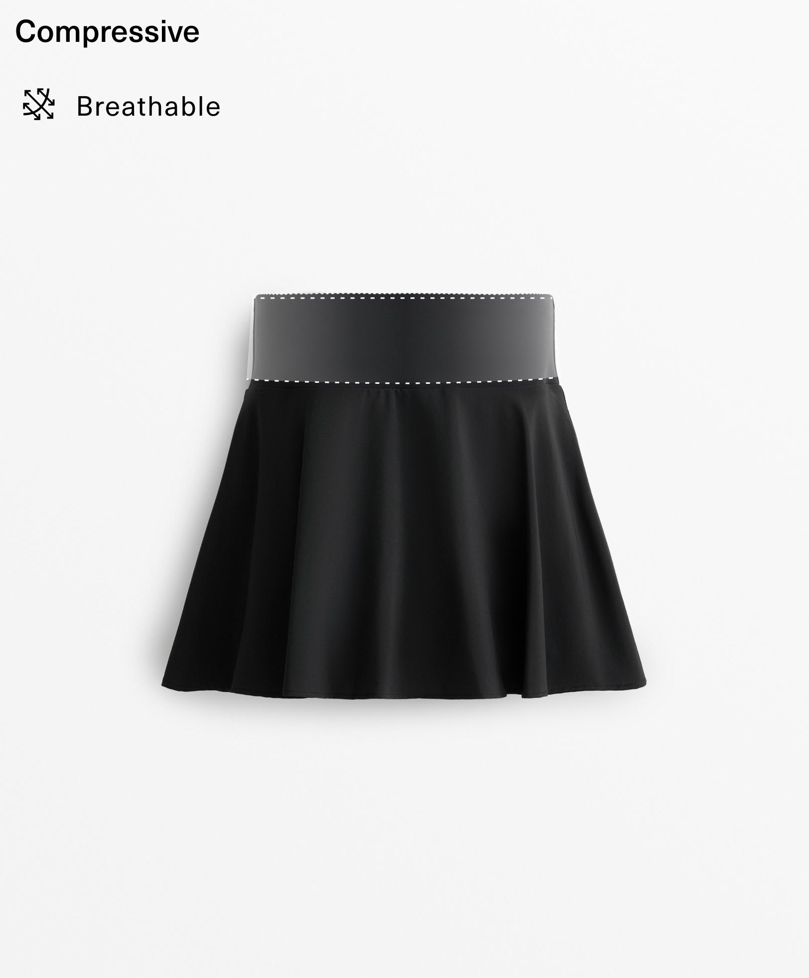 Compressive skirt