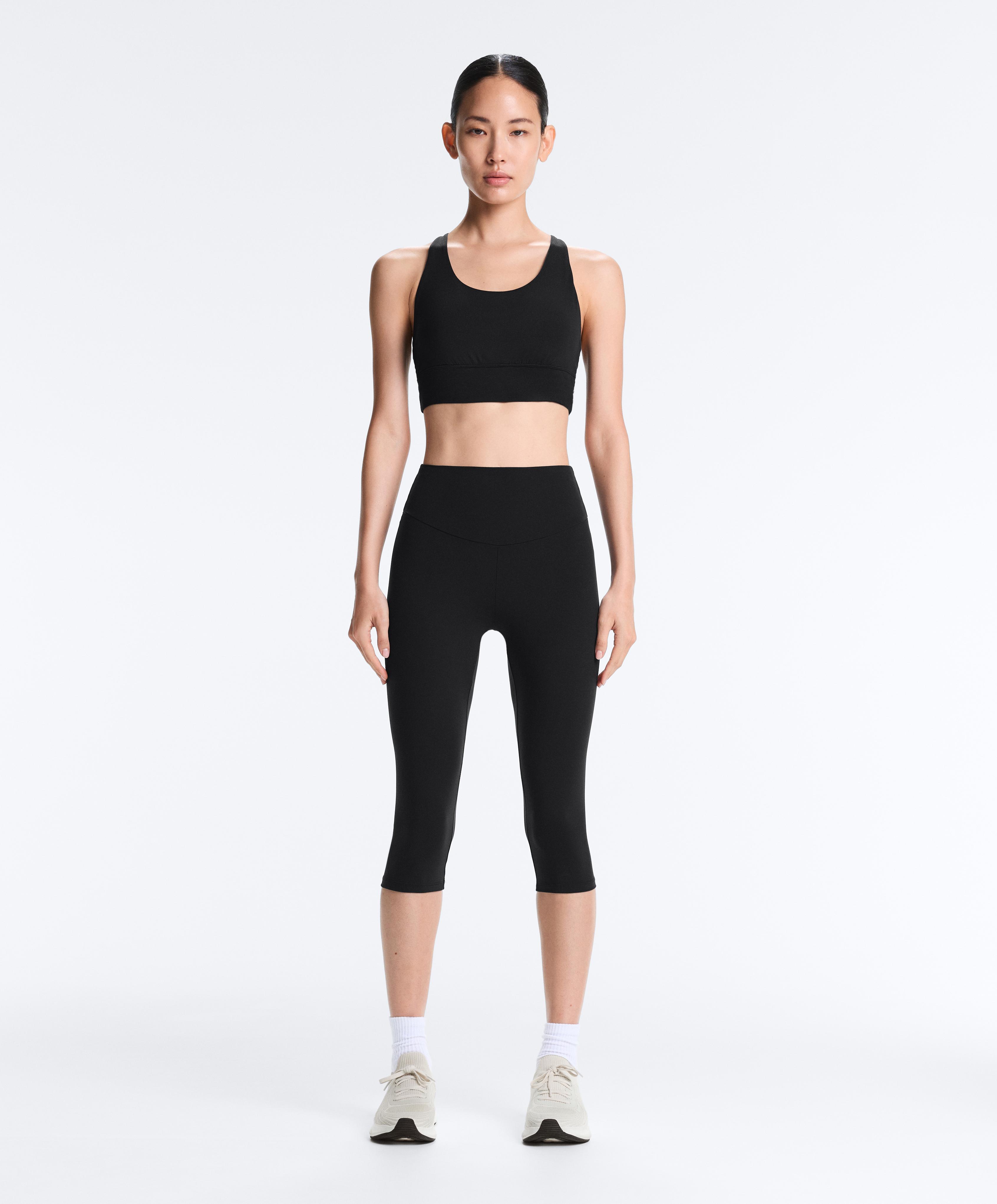 Black comfortlux capri total look with bra