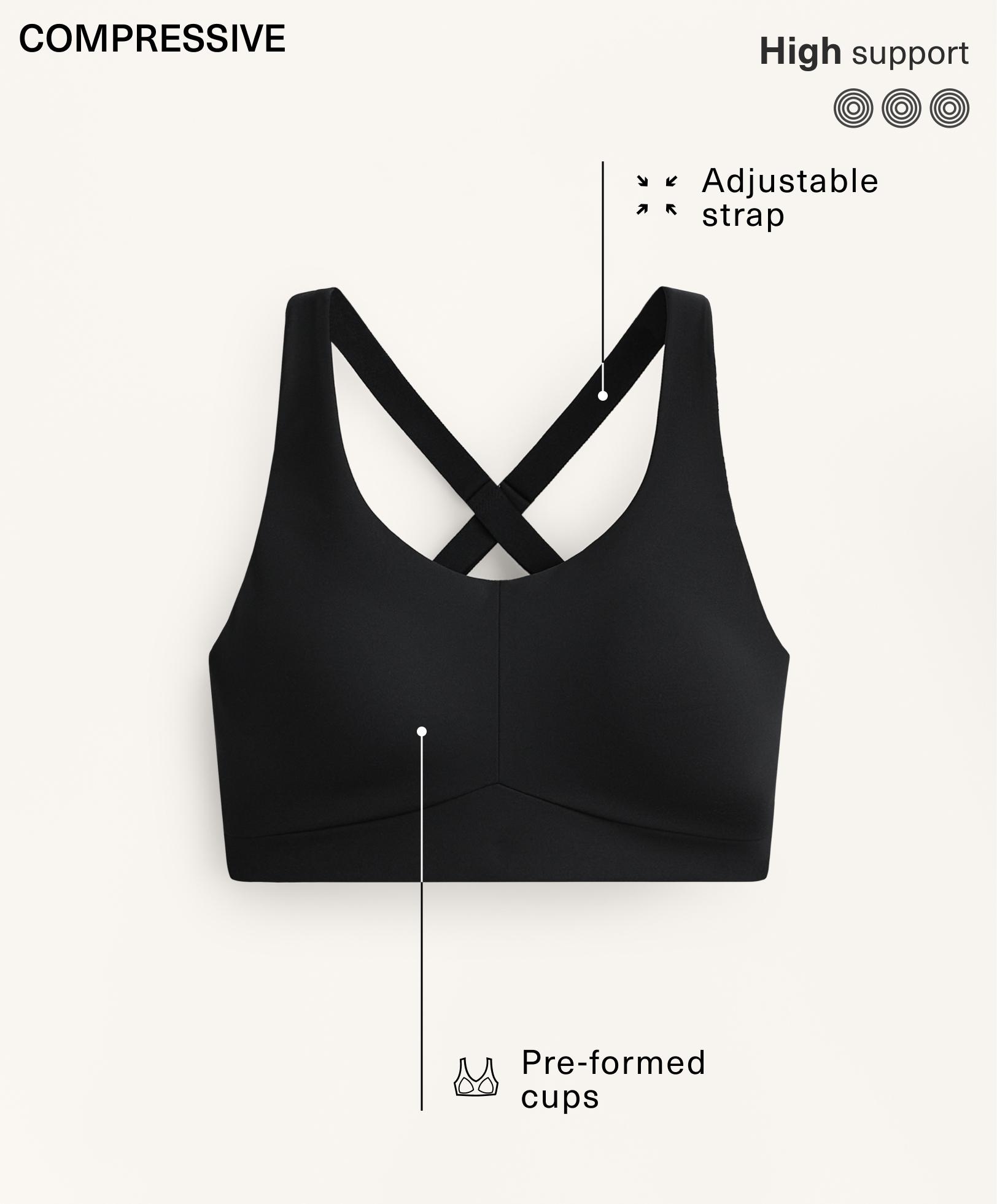 Sujetador deportivo compressive sujeción alta