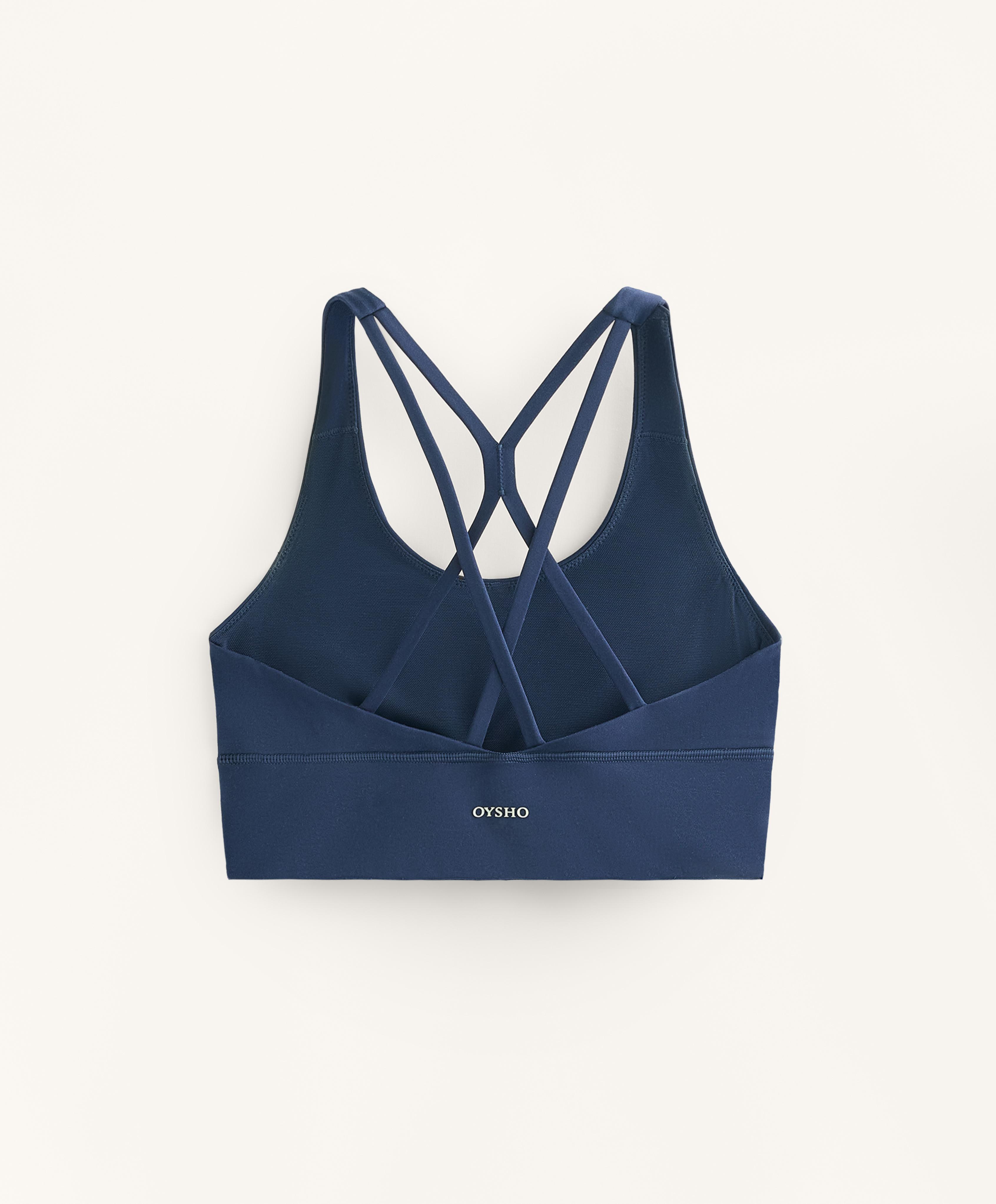 Sujetador deportivo comfortlux sujeción media copas