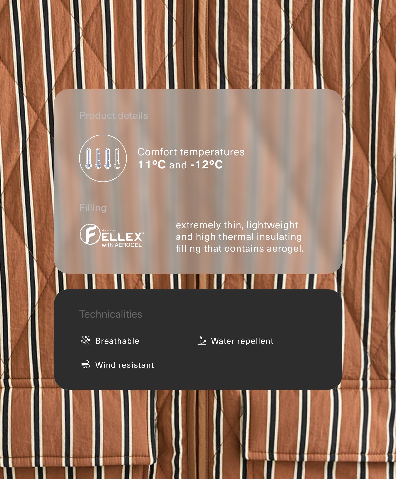 Water-repellent FELLEX® AEROGEL padded jacket Water-repellent FELLEX® AEROGEL padded jacket