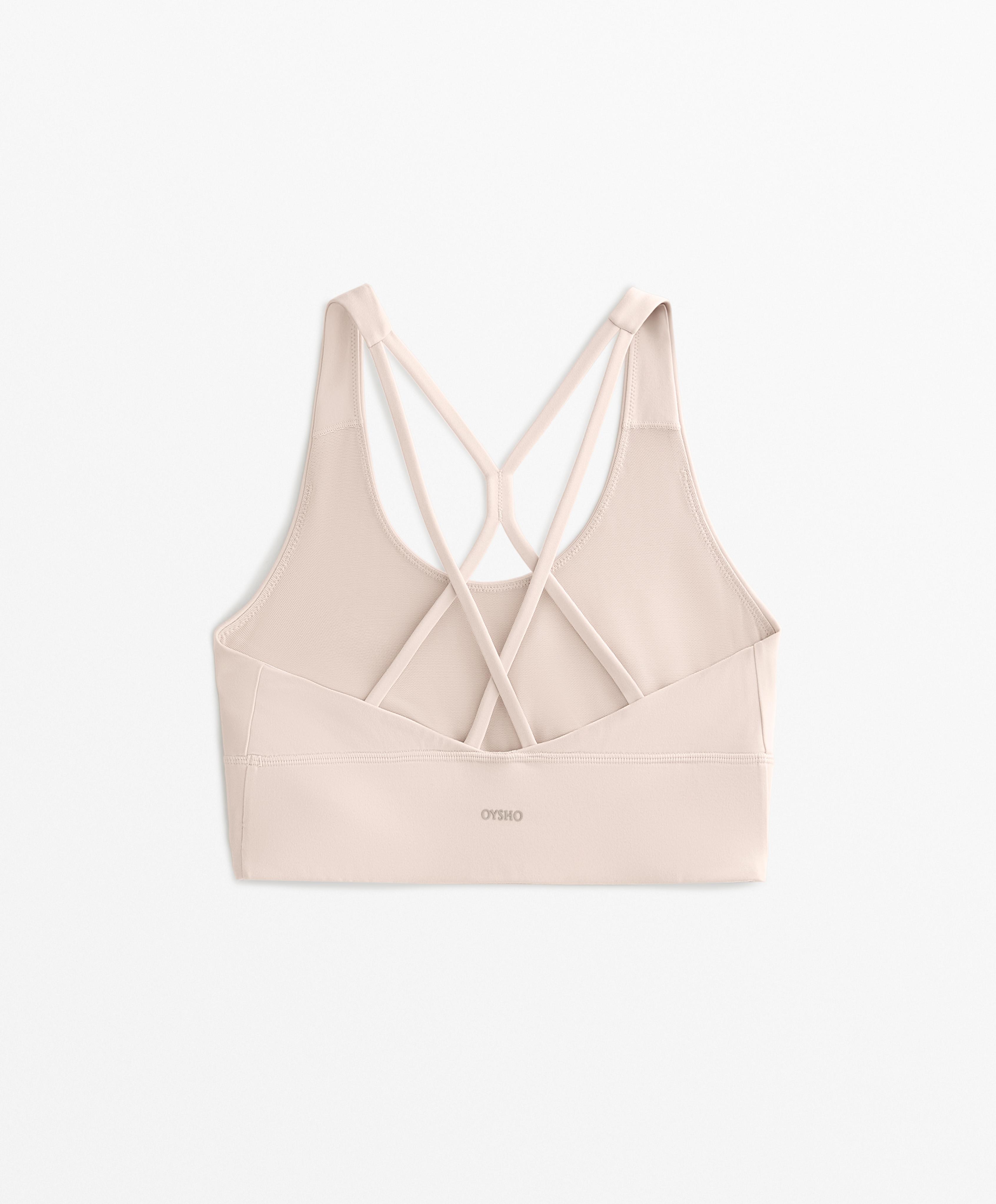 Medium-support comfortlux sports bra with cups