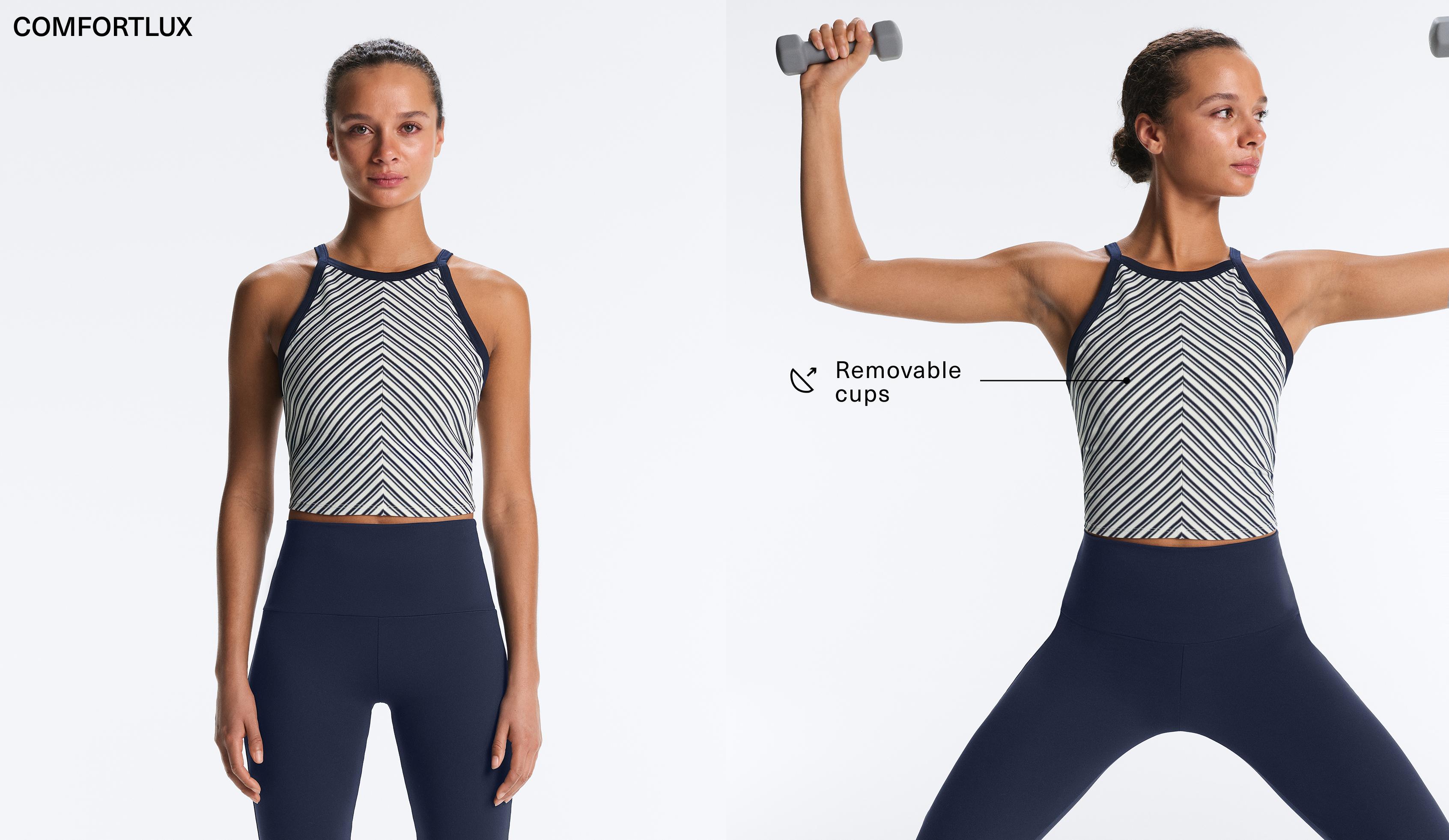 Comfortlux striped tank top Comfortlux striped tank top