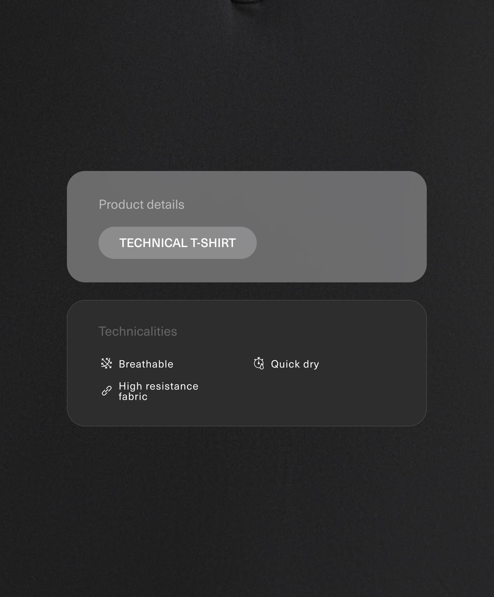 Sleeveless half-zip T-shirt Sleeveless half-zip T-shirt