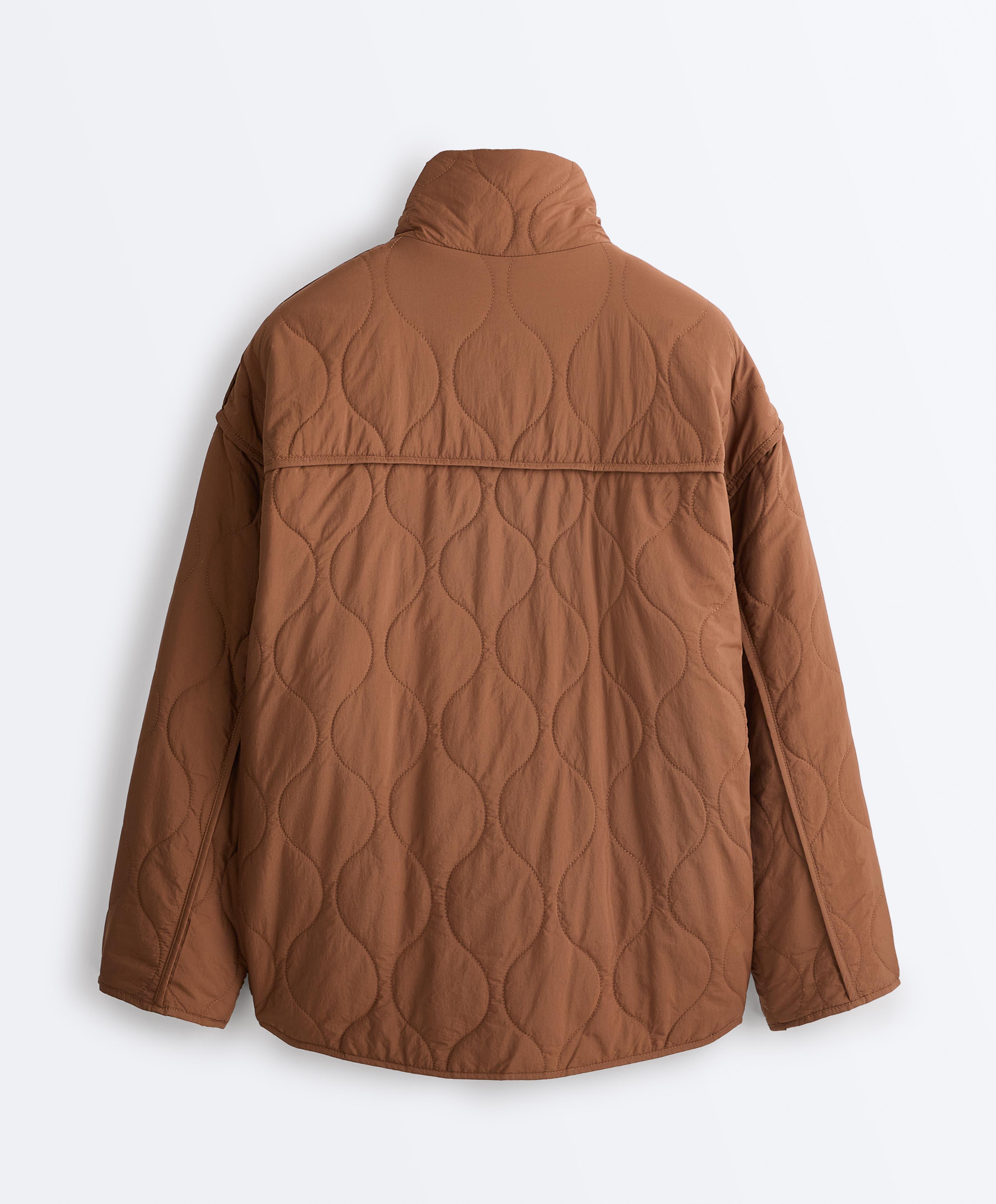 Water-repellent FELLEX® AEROGEL padded jacket — DARK BRICK