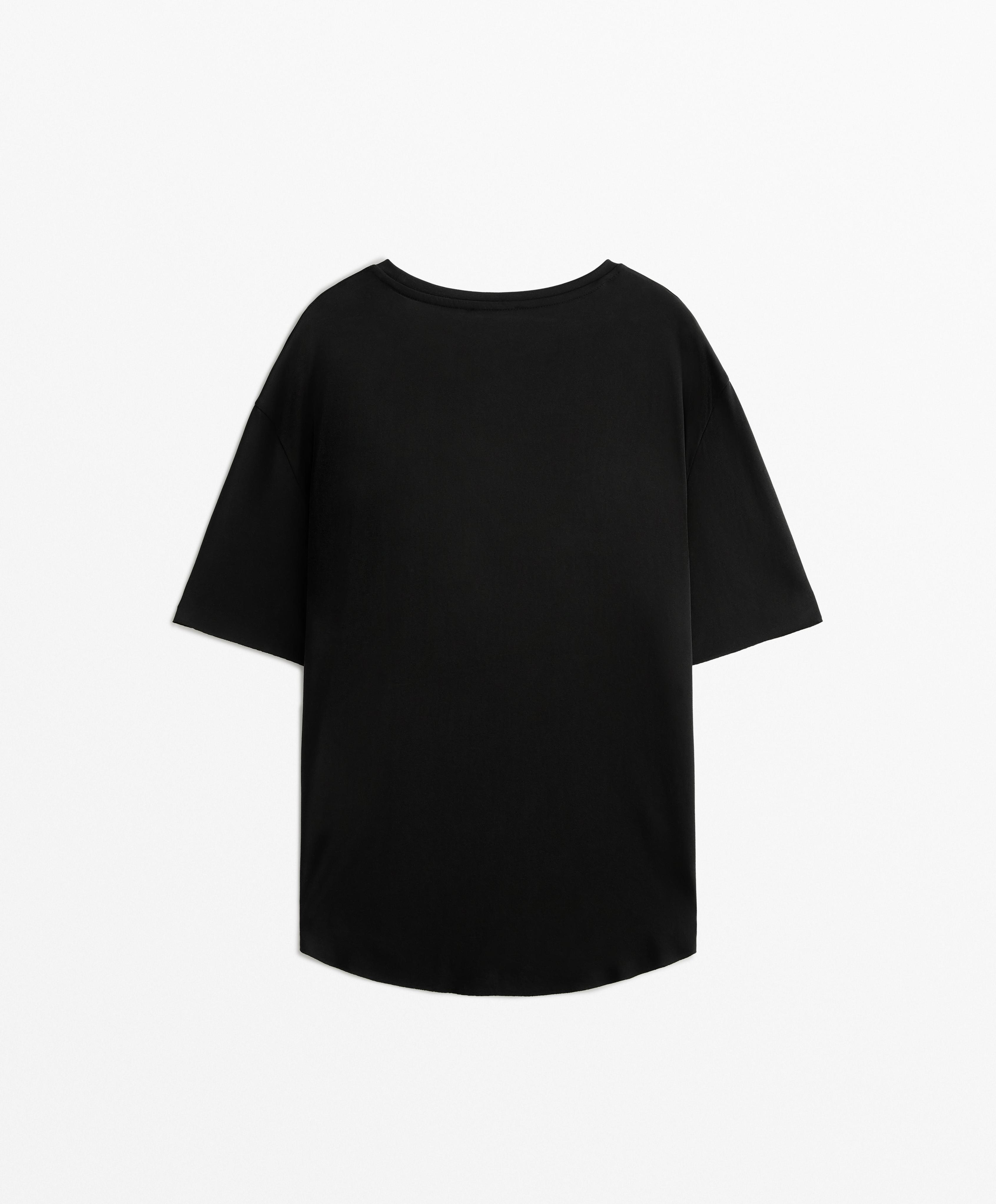 Modal blend short-sleeved T-shirt