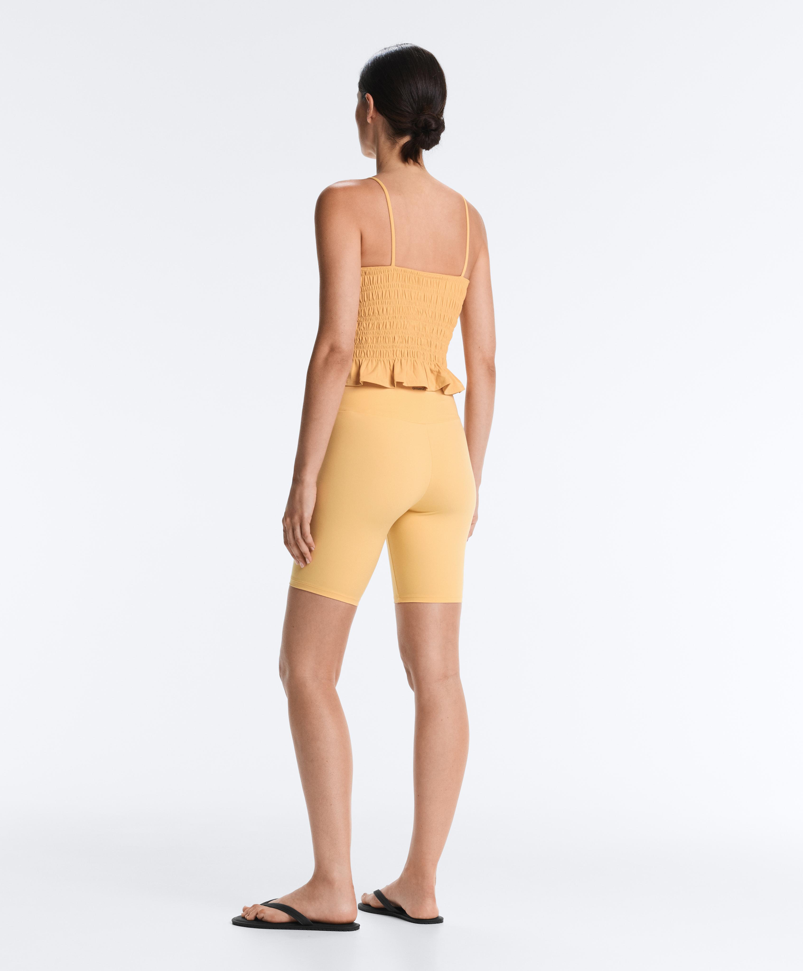 Comfortlux smock tank top — BURNT YELLOW
