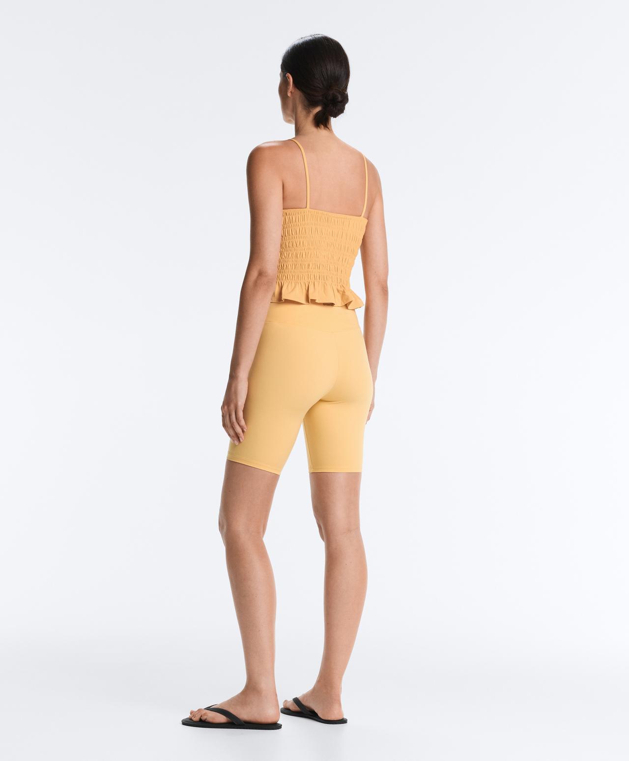 Comfortlux smock tank top — BURNT YELLOW