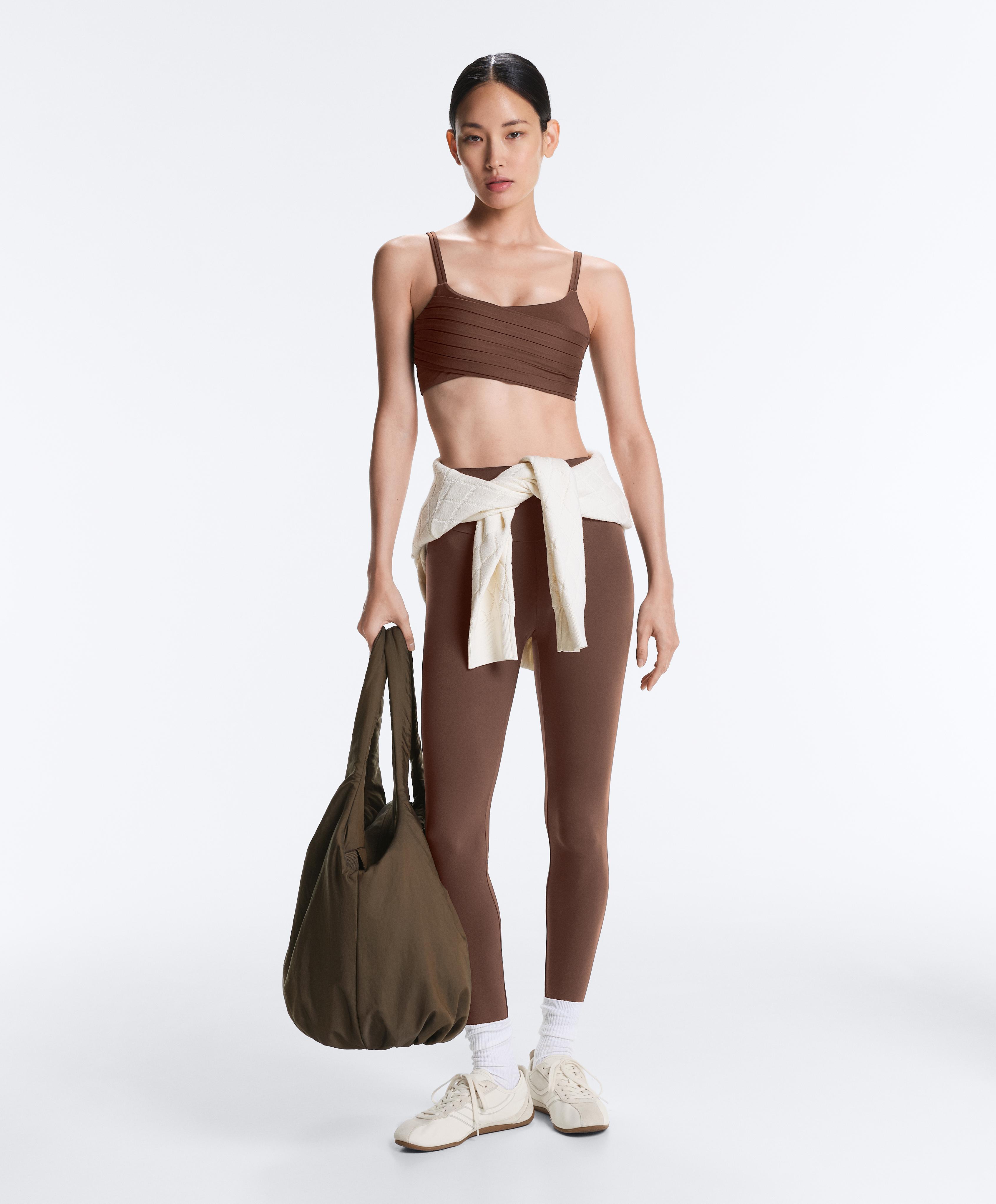 Sujetador deportivo Comfortlux sujeción media plisado