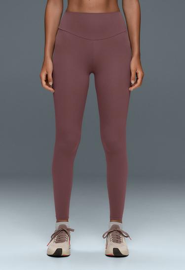 Ankle-length High rise Comfortlux leggings — MAUVE 3