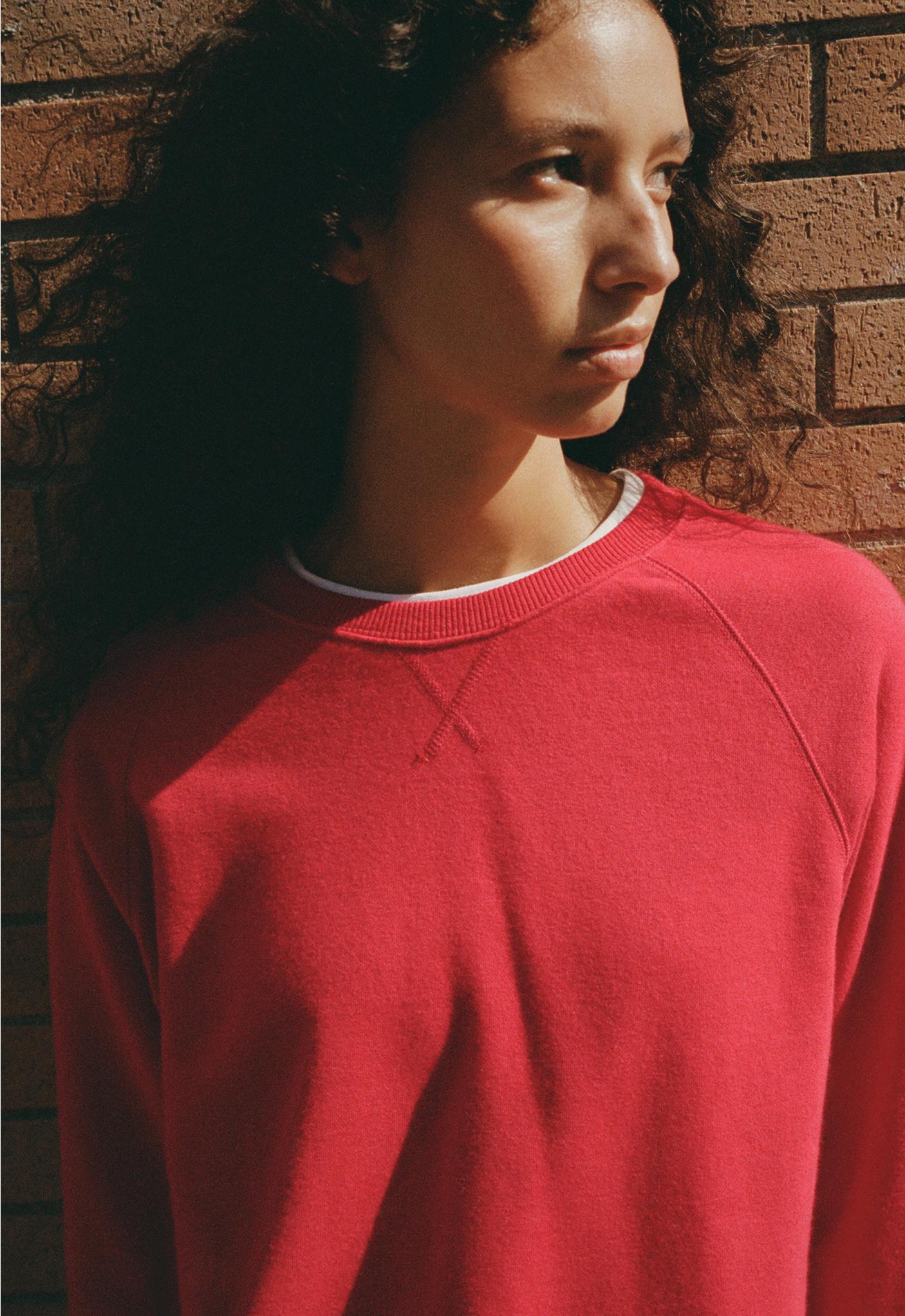 Marl cotton-blend fleece crew-neck sweatshirt Marl cotton-blend fleece crew-neck sweatshirt