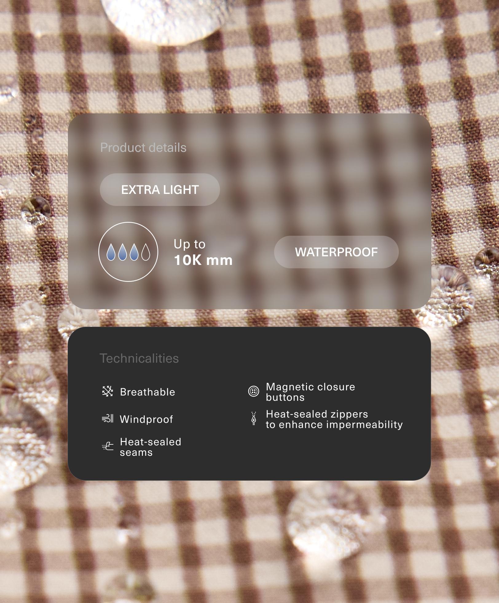 Extra lightweight 10k waterproof jacket Extra lightweight 10k waterproof jacket