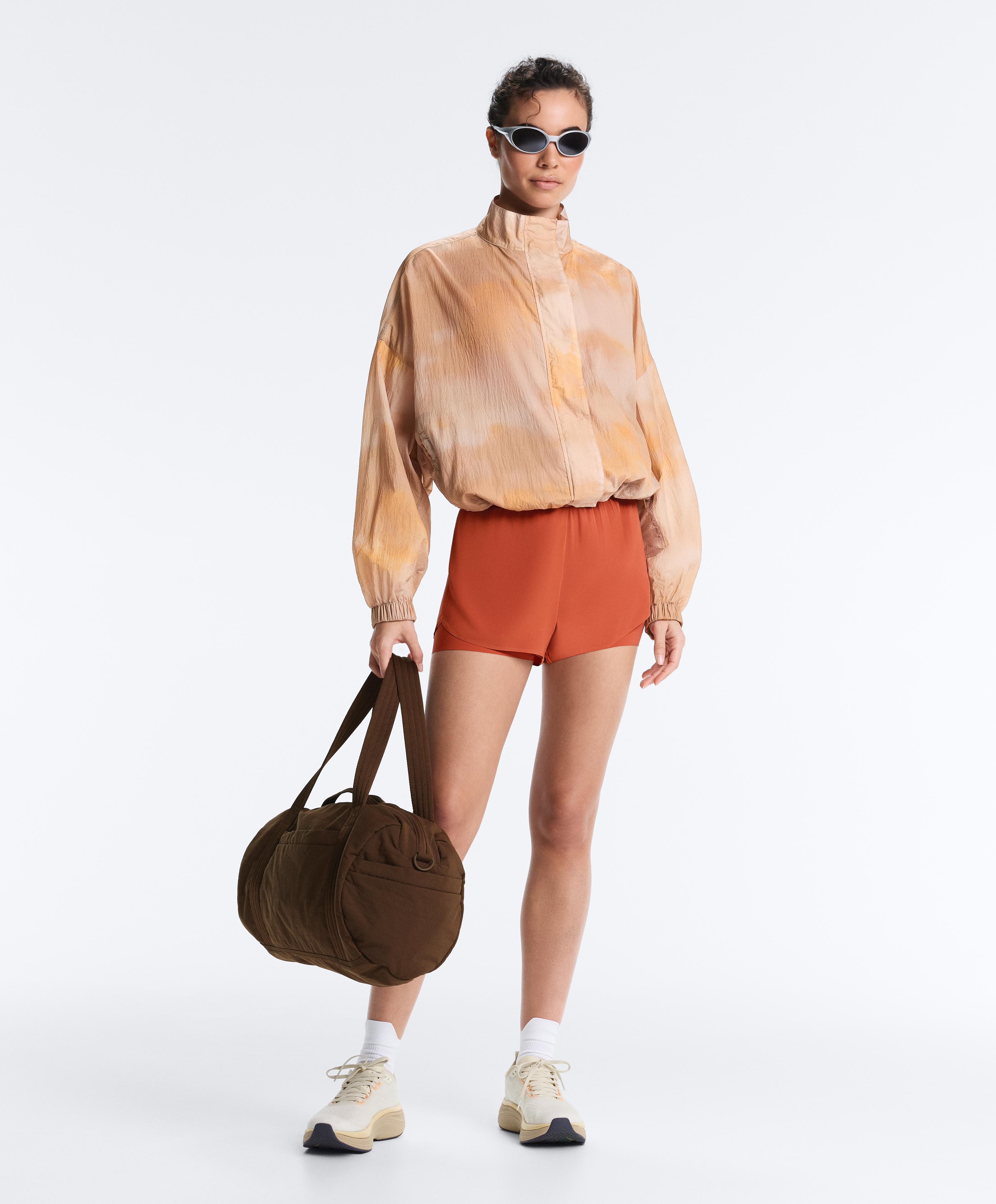 Tie-dye print track jacket — NUDE