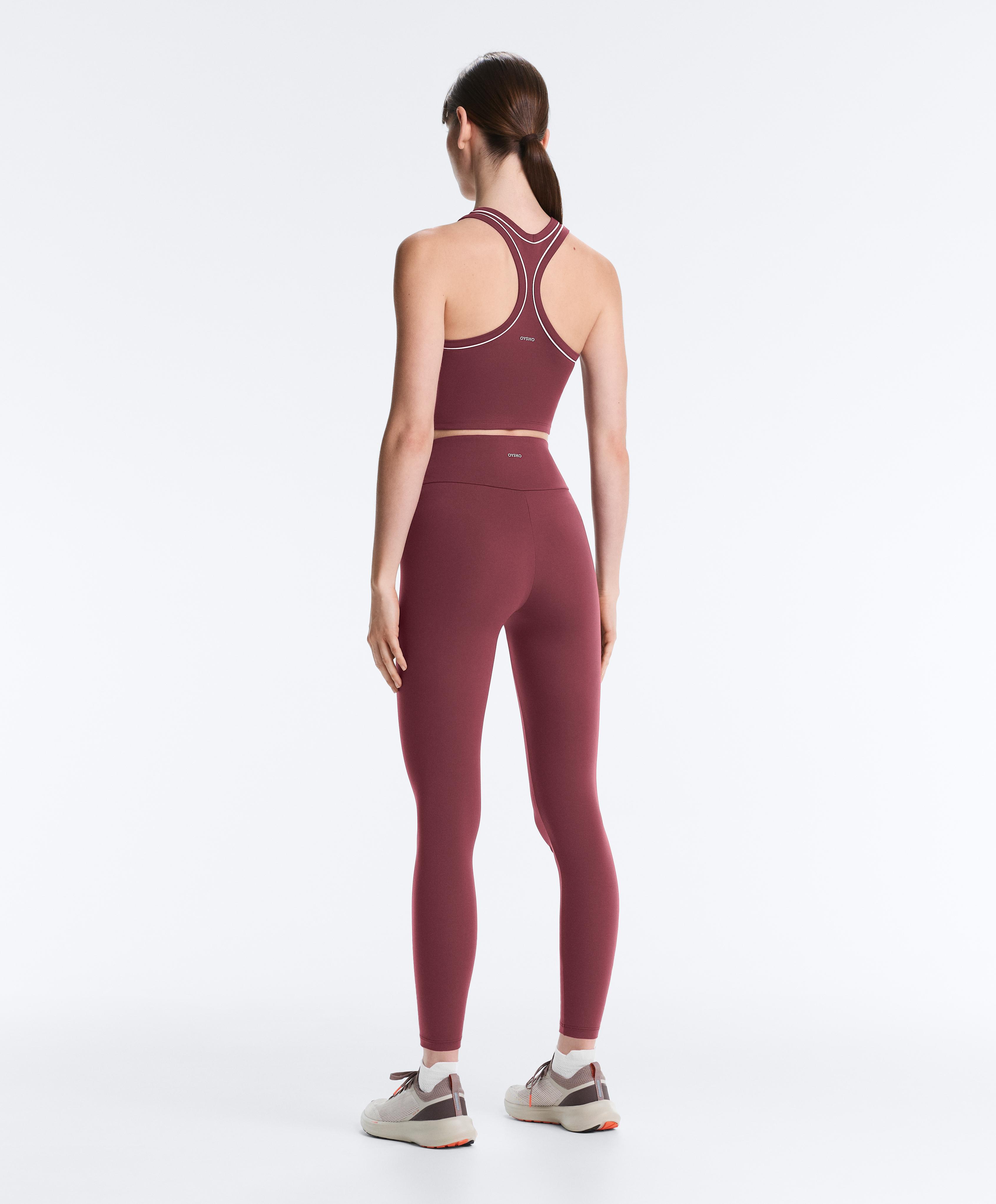Comfortlux halterneck tank top — CHERRY