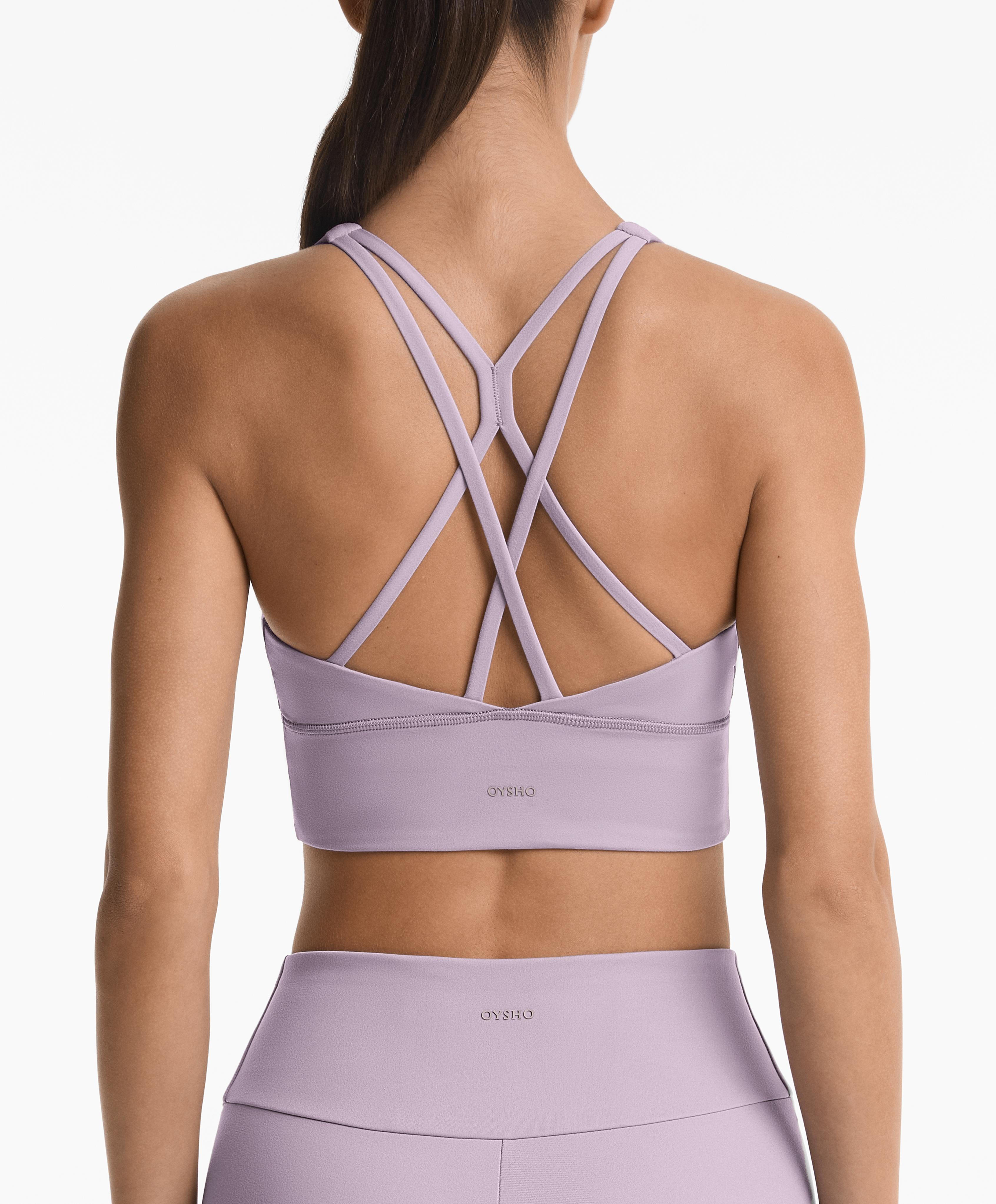 Medium-support comfortlux sports bra with cups