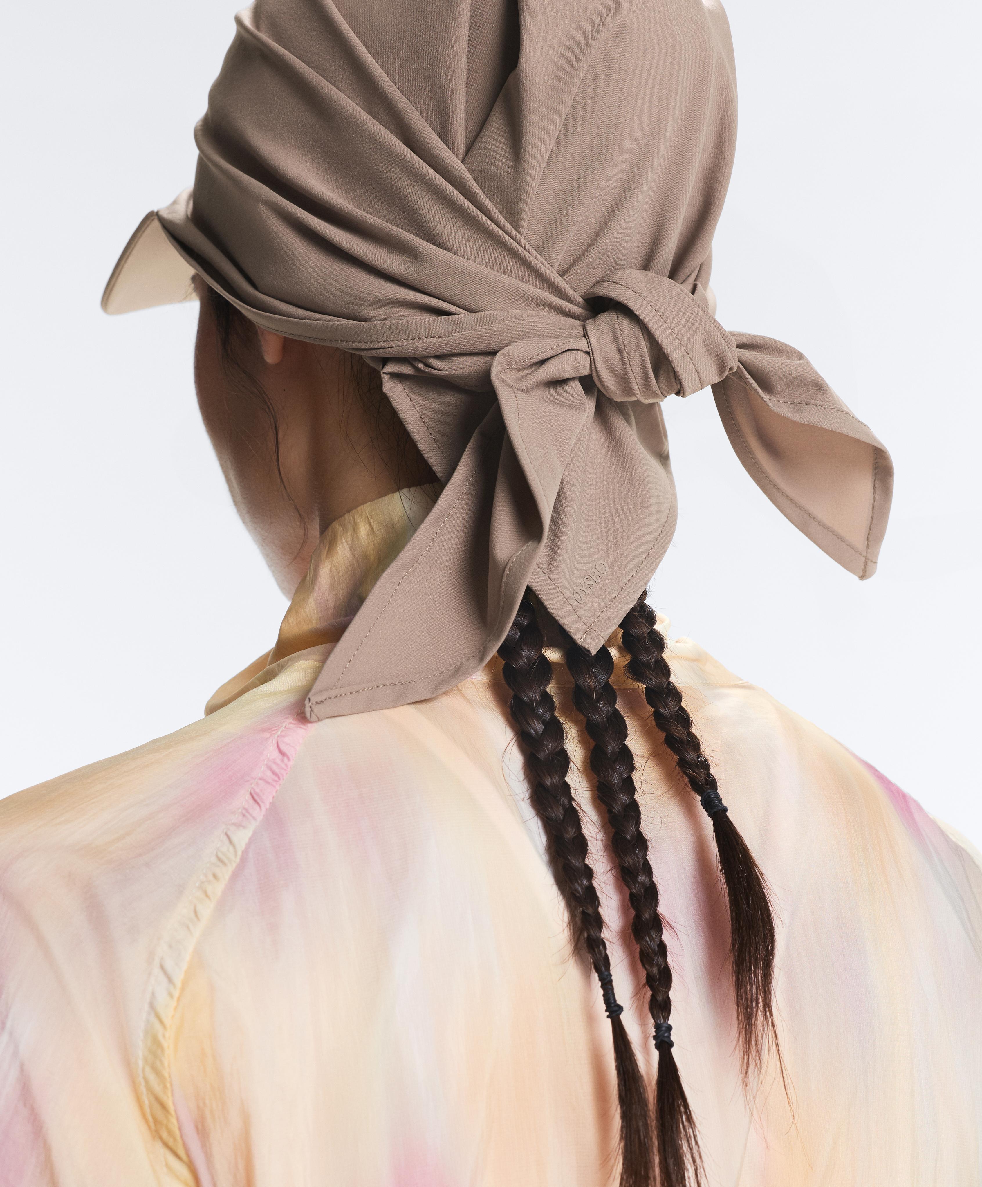 Lightweight knotted visor — MINK MELANGE