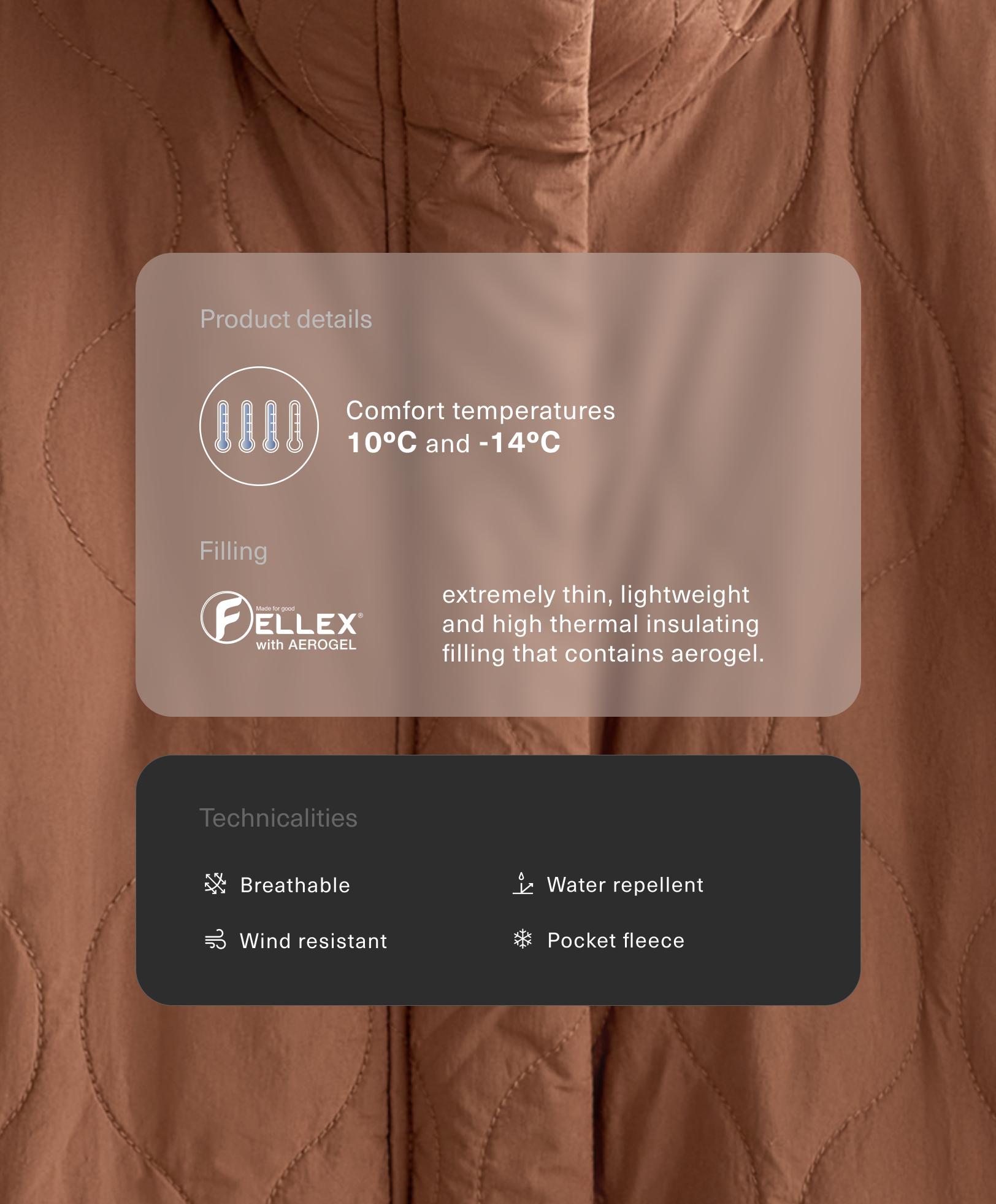 جاكيت مبطن صاد للماء FELLEX® مع AEROGEL جاكيت مبطن صاد للماء FELLEX® مع AEROGEL